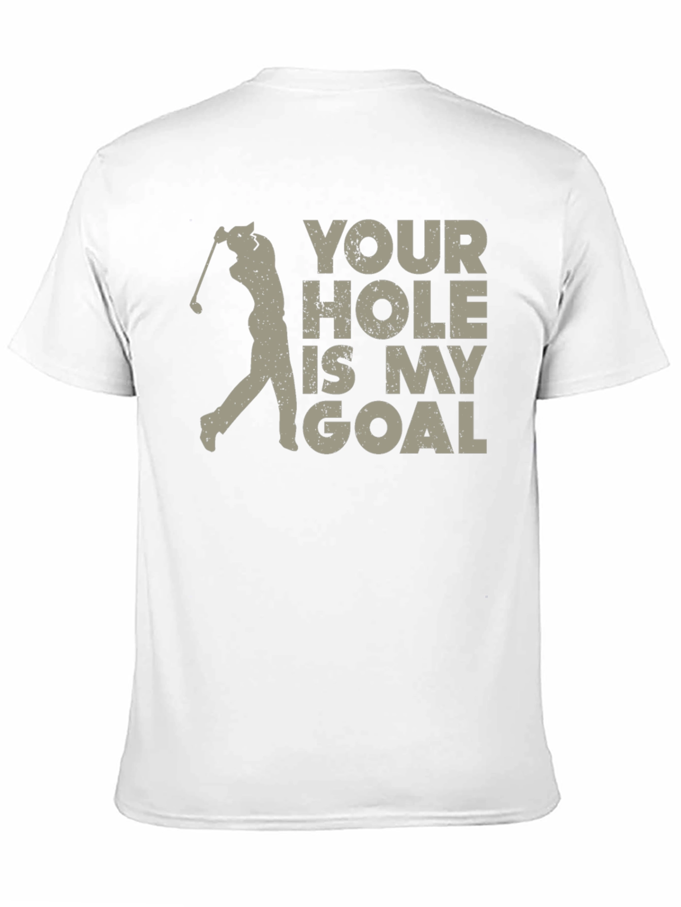 Black Your Hole Is My Goal Golf T-Shirt view 11