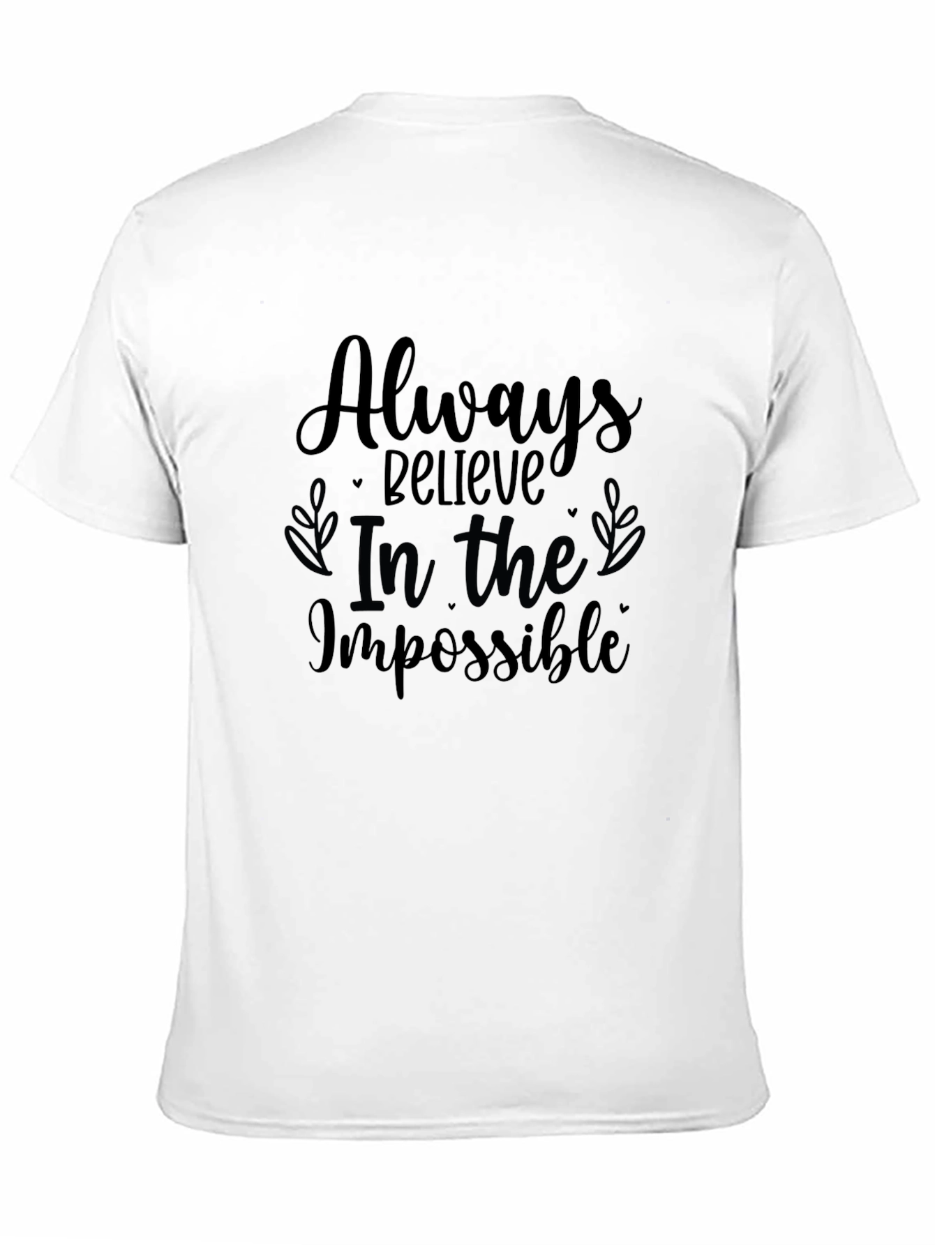 Black Believe in the Impossible Black Tee view 11