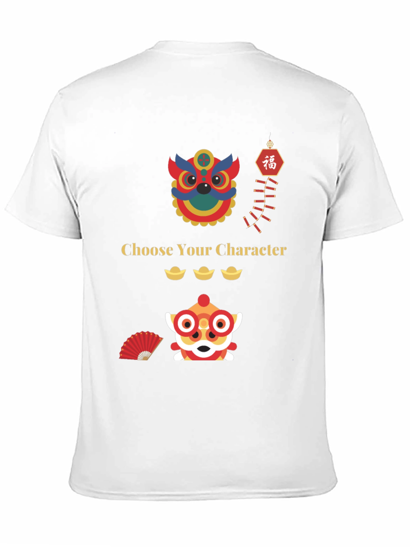 Black Choose Your Character T-Shirt view 11