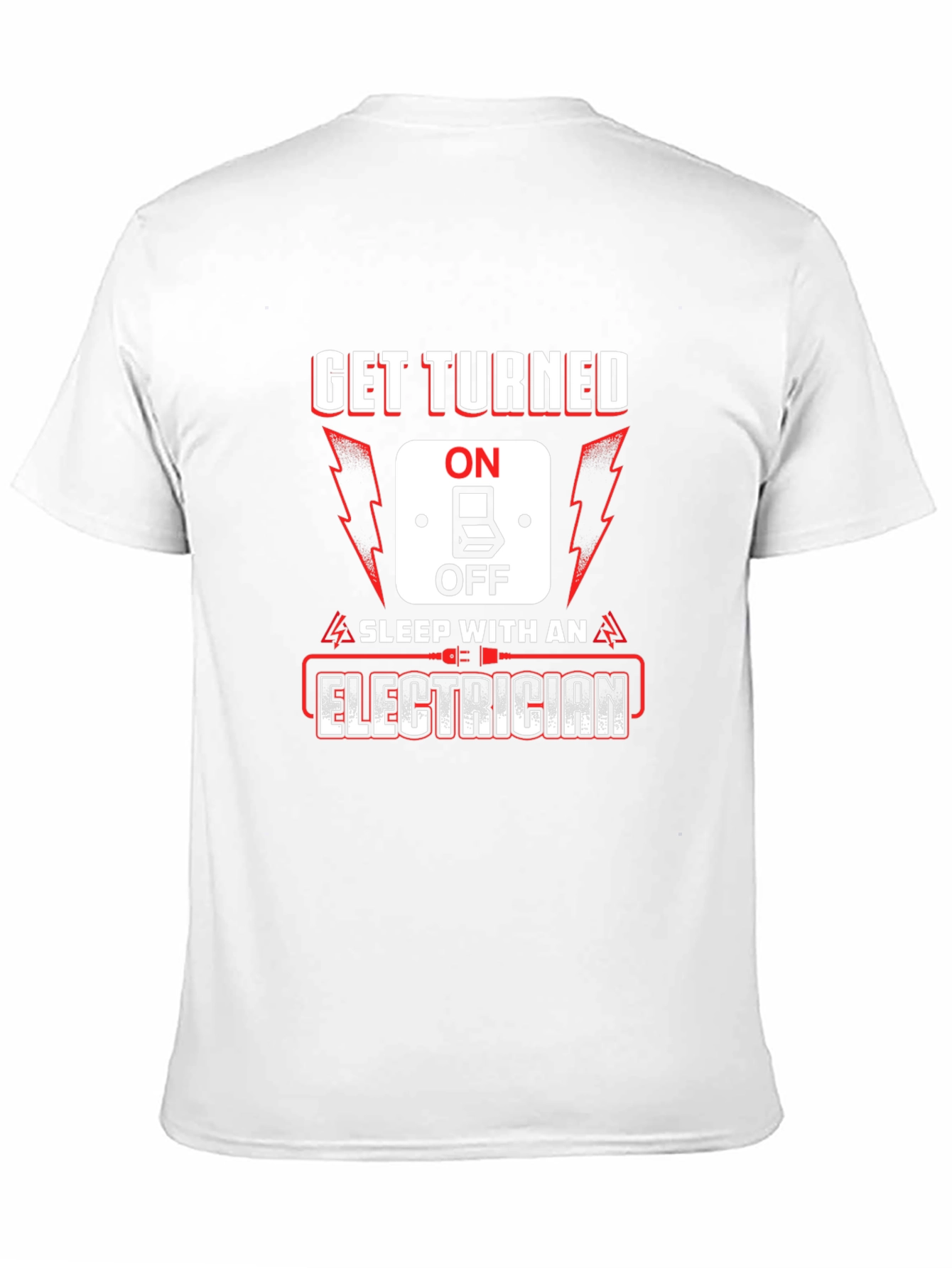 Black Get Turned On Electrician Graphic Tee view 11