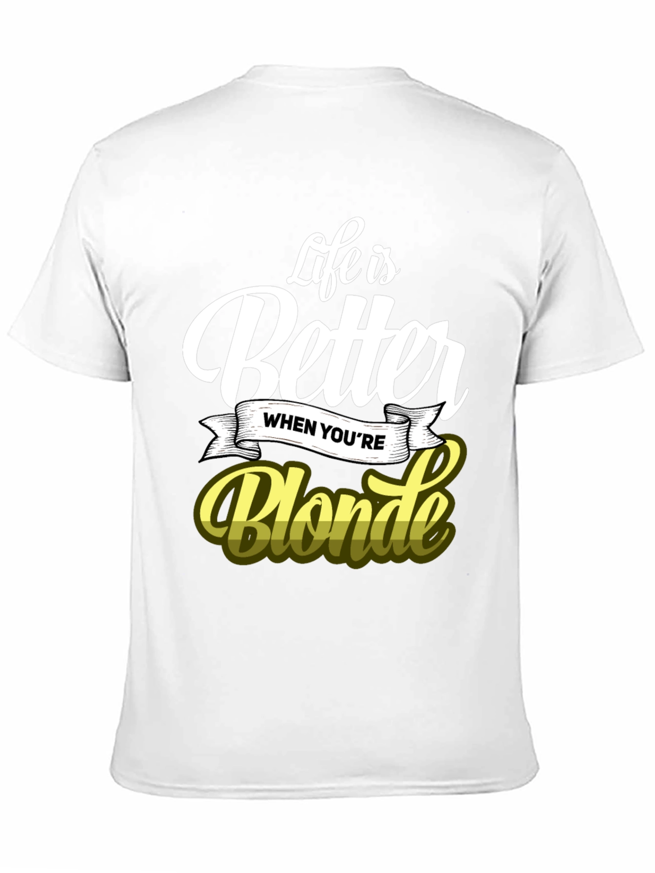Black Life is Better When You're Blonde T-Shirt view 11