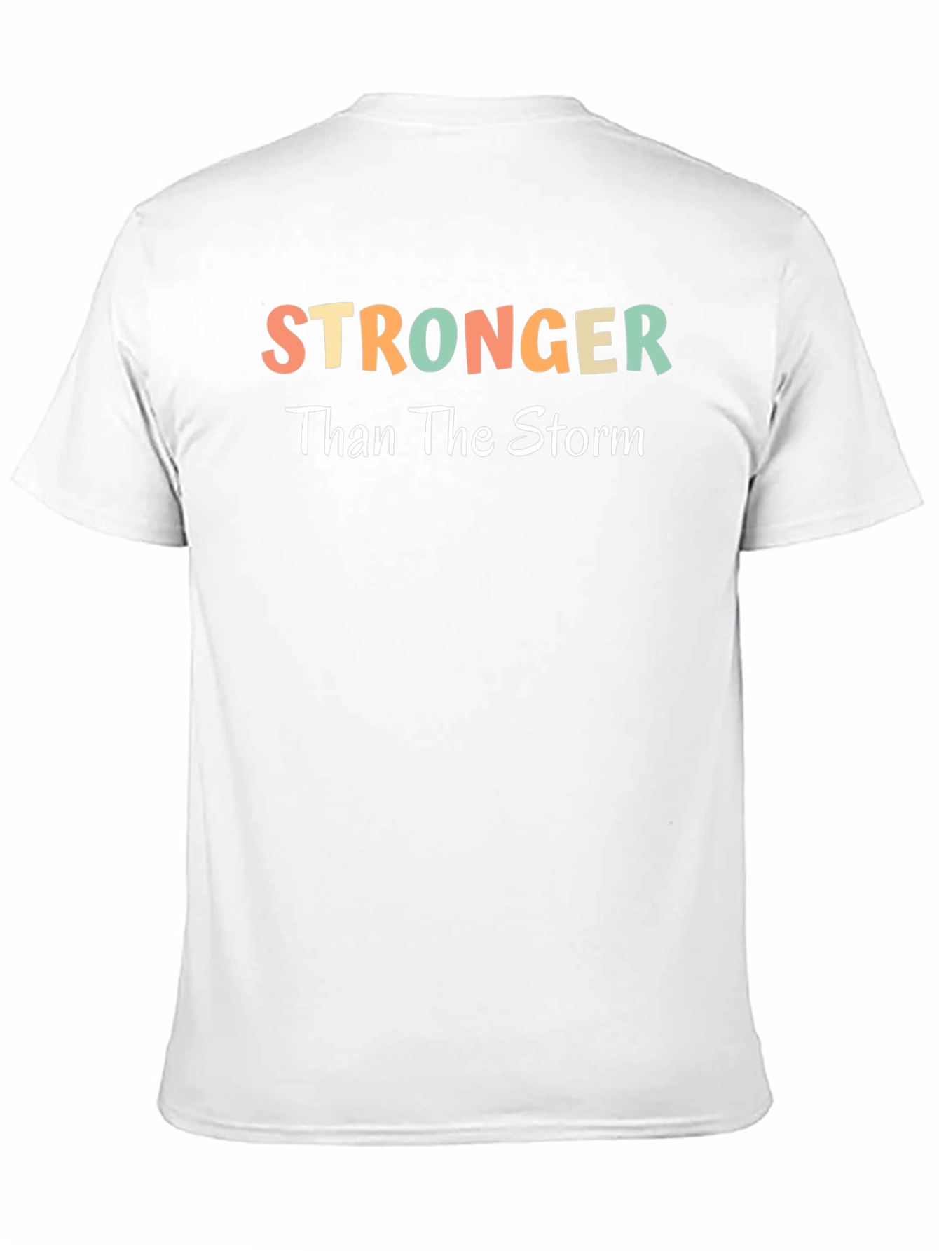 Black Stronger Than The Storm Graphic Tee view 11