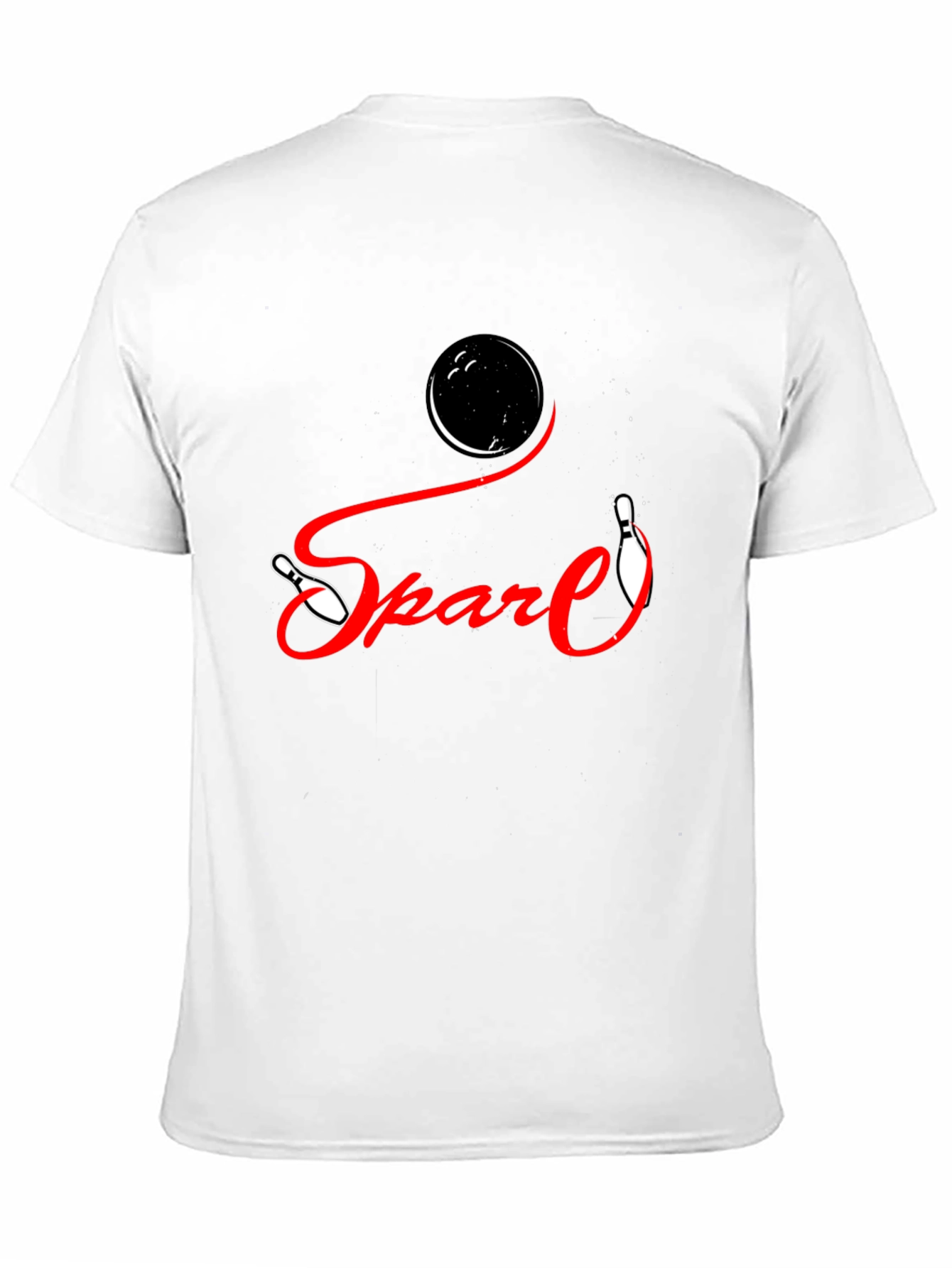 Black Spare Bowling Graphic T-Shirt - Strike Style! view 11
