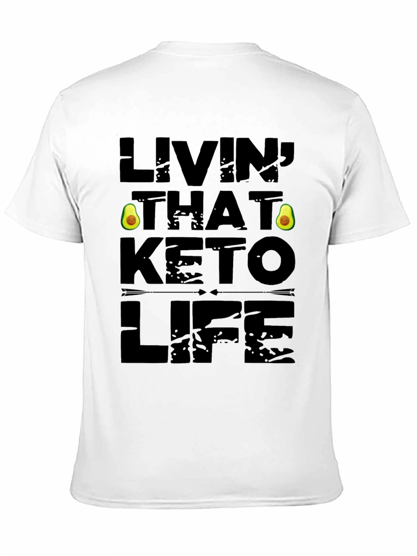 Livin' That Keto Life Black Graphic Tee - 11