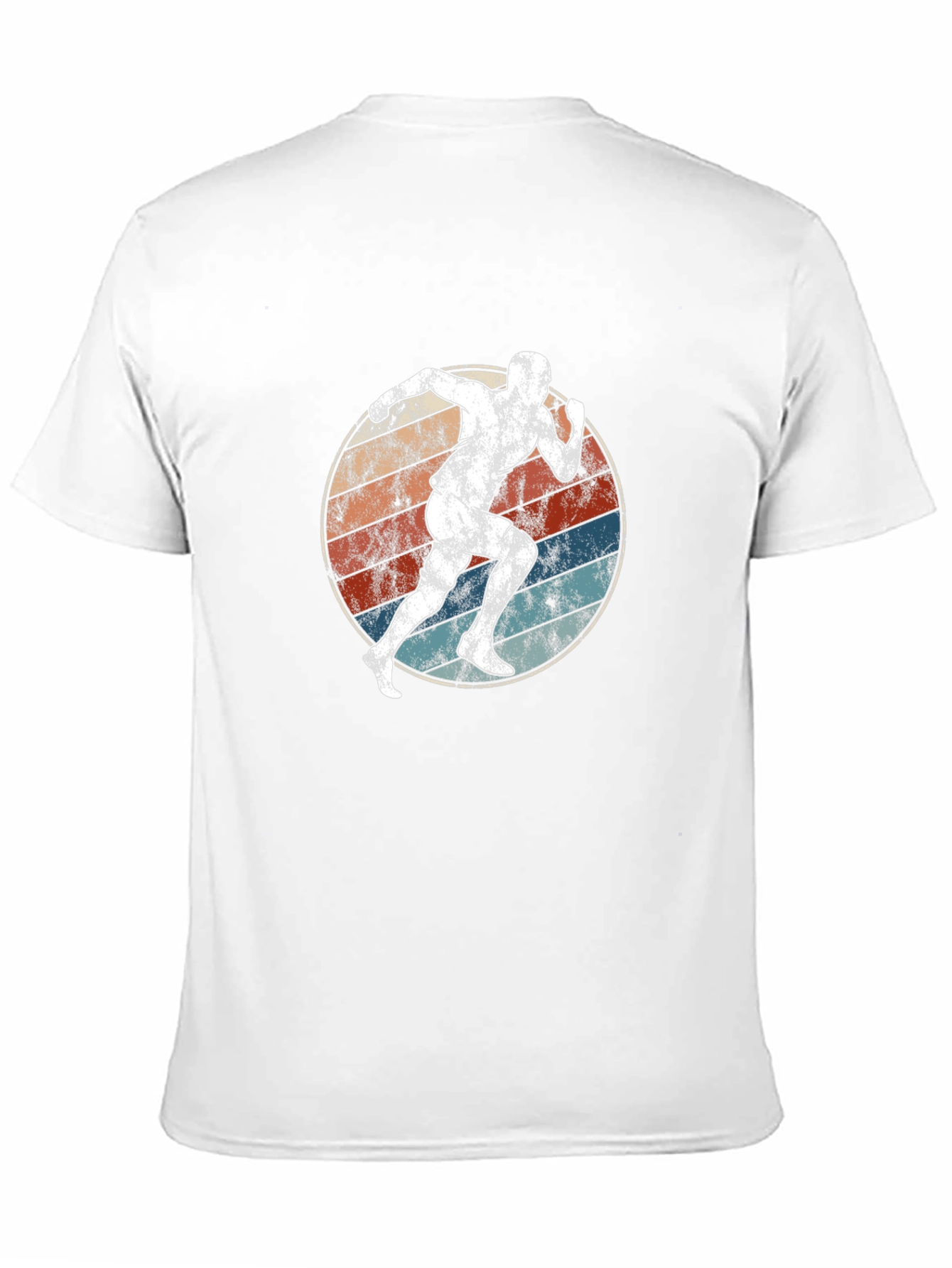 Black Vintage Runner Graphic Tee - Retro Style Shirt view 11