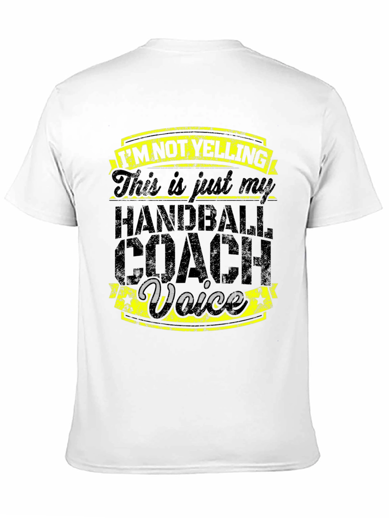 Black Handball Coach Voice T-Shirt - Funny Gift view 11