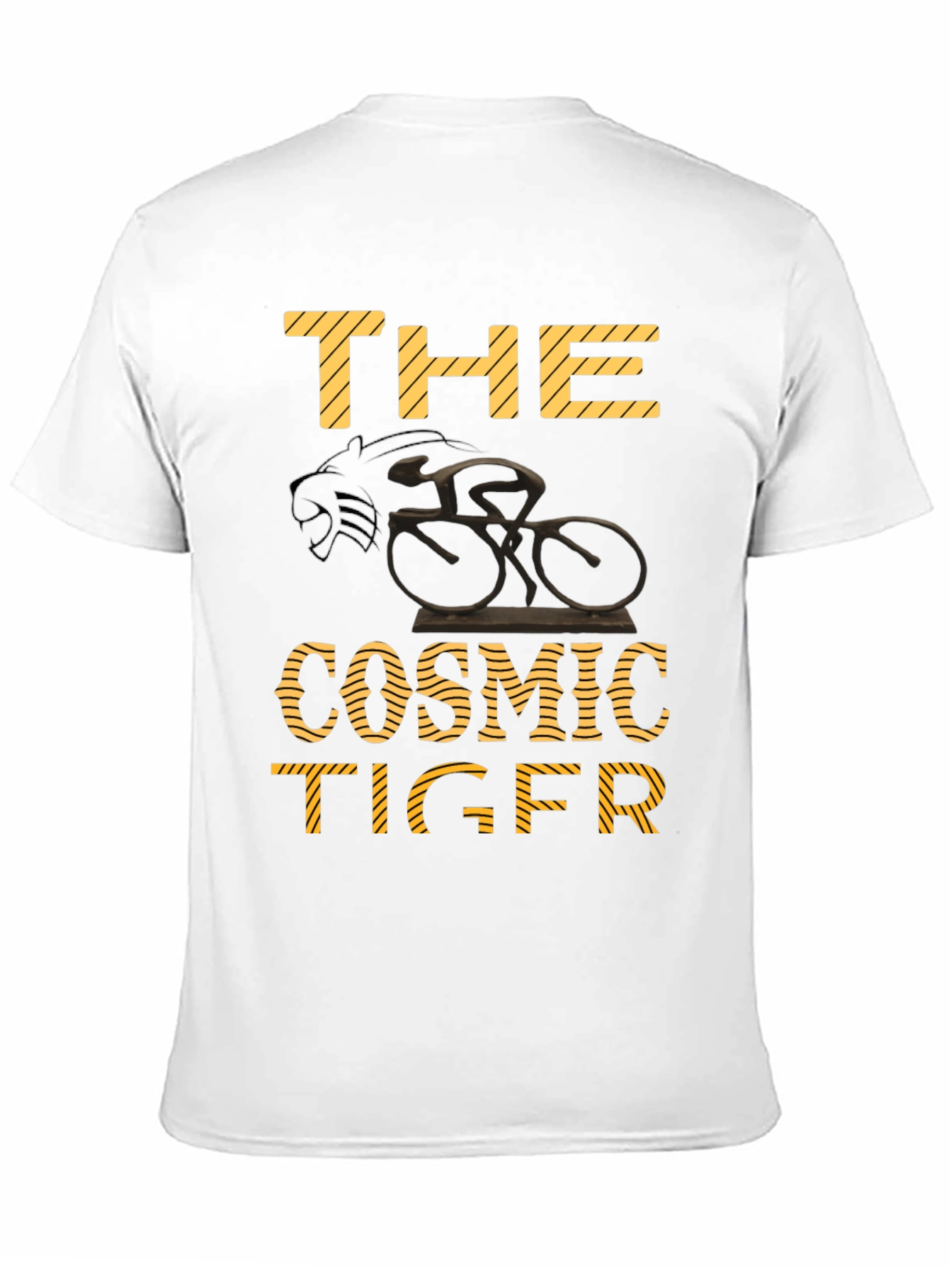 Black The Cosmic Tiger Black T-Shirt view 11