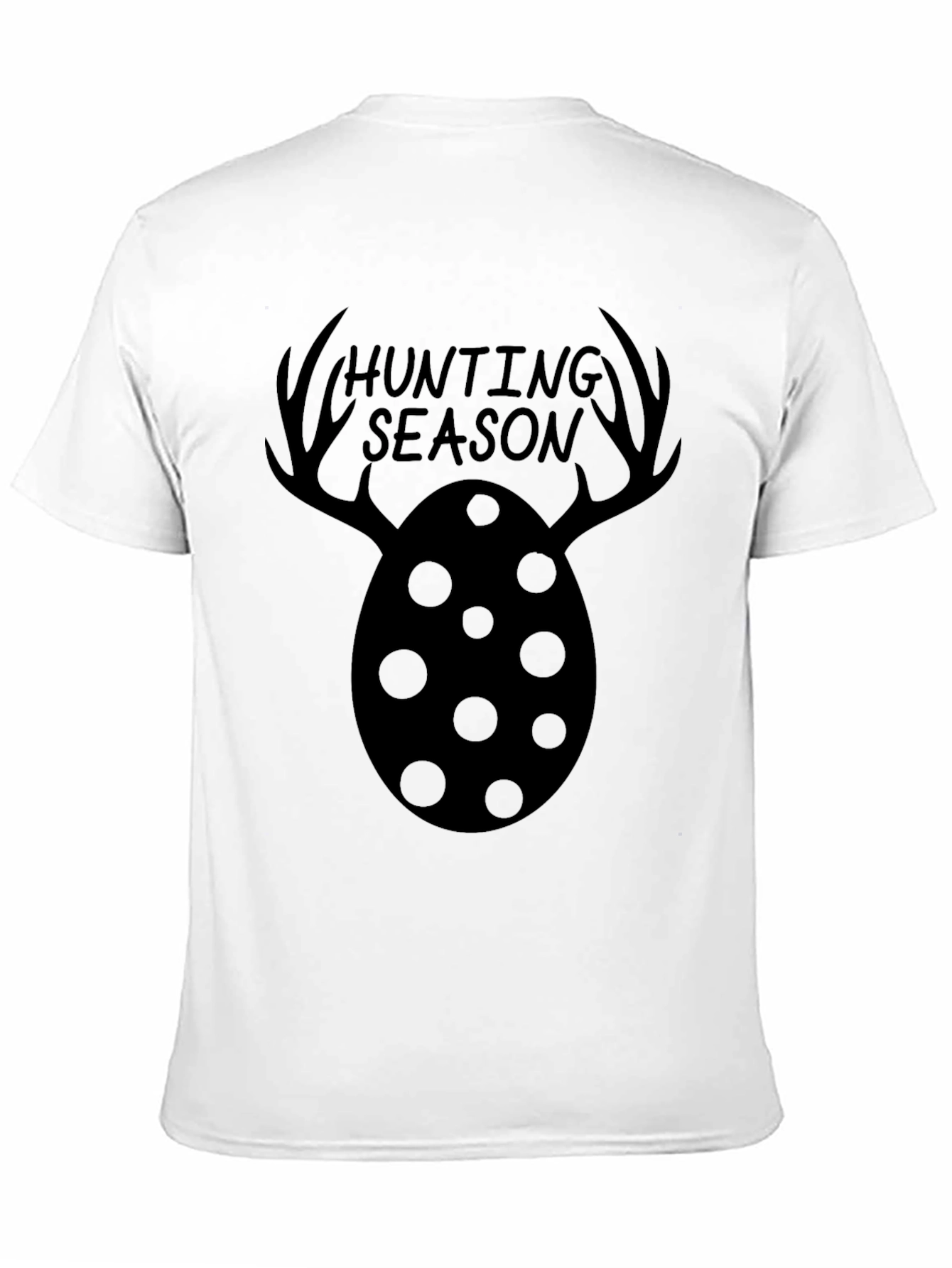 Black Hunting Season Easter Egg Graphic Tee view 11