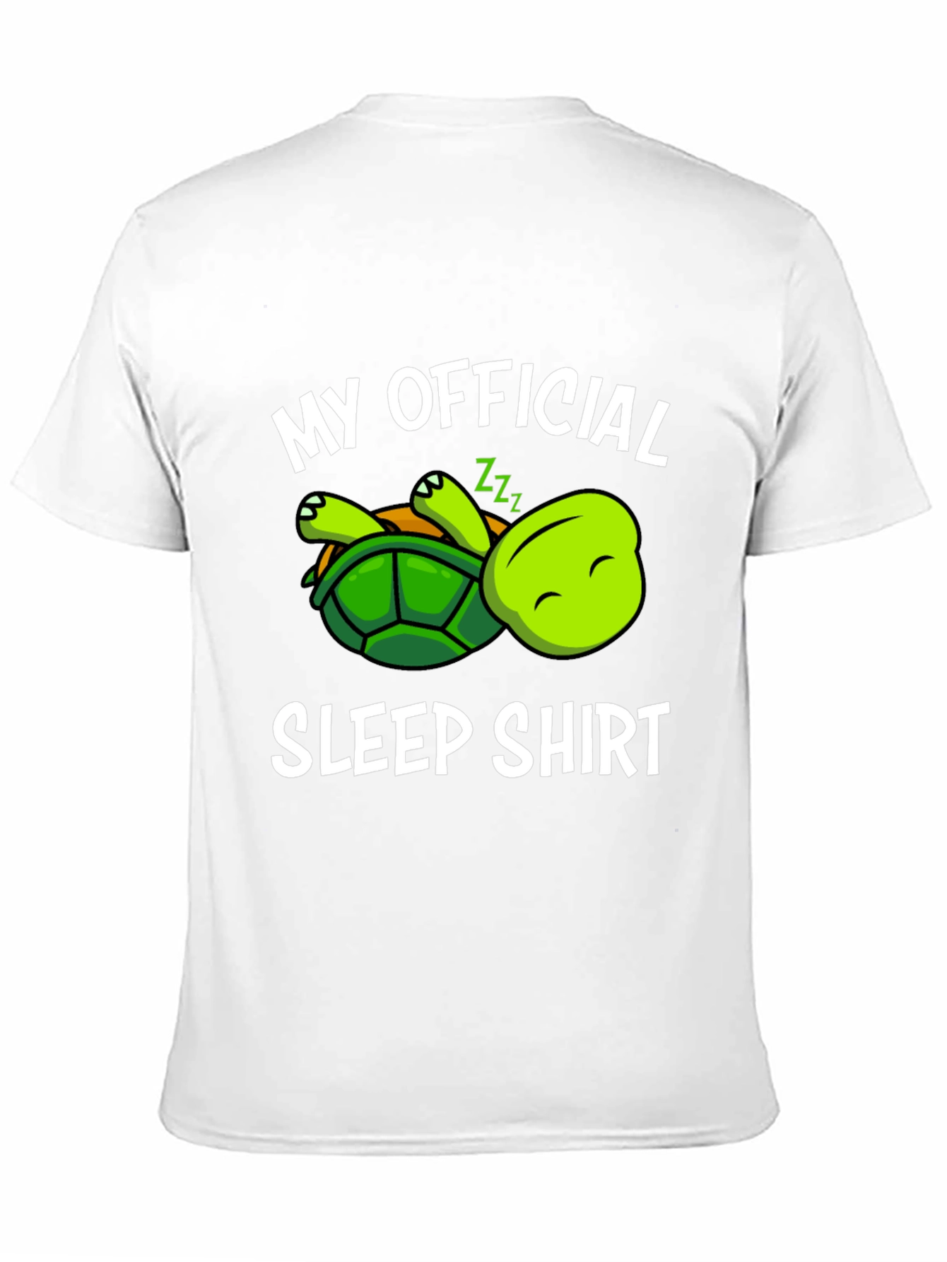 Black Turtle Sleep Shirt - Soft Cotton view 11