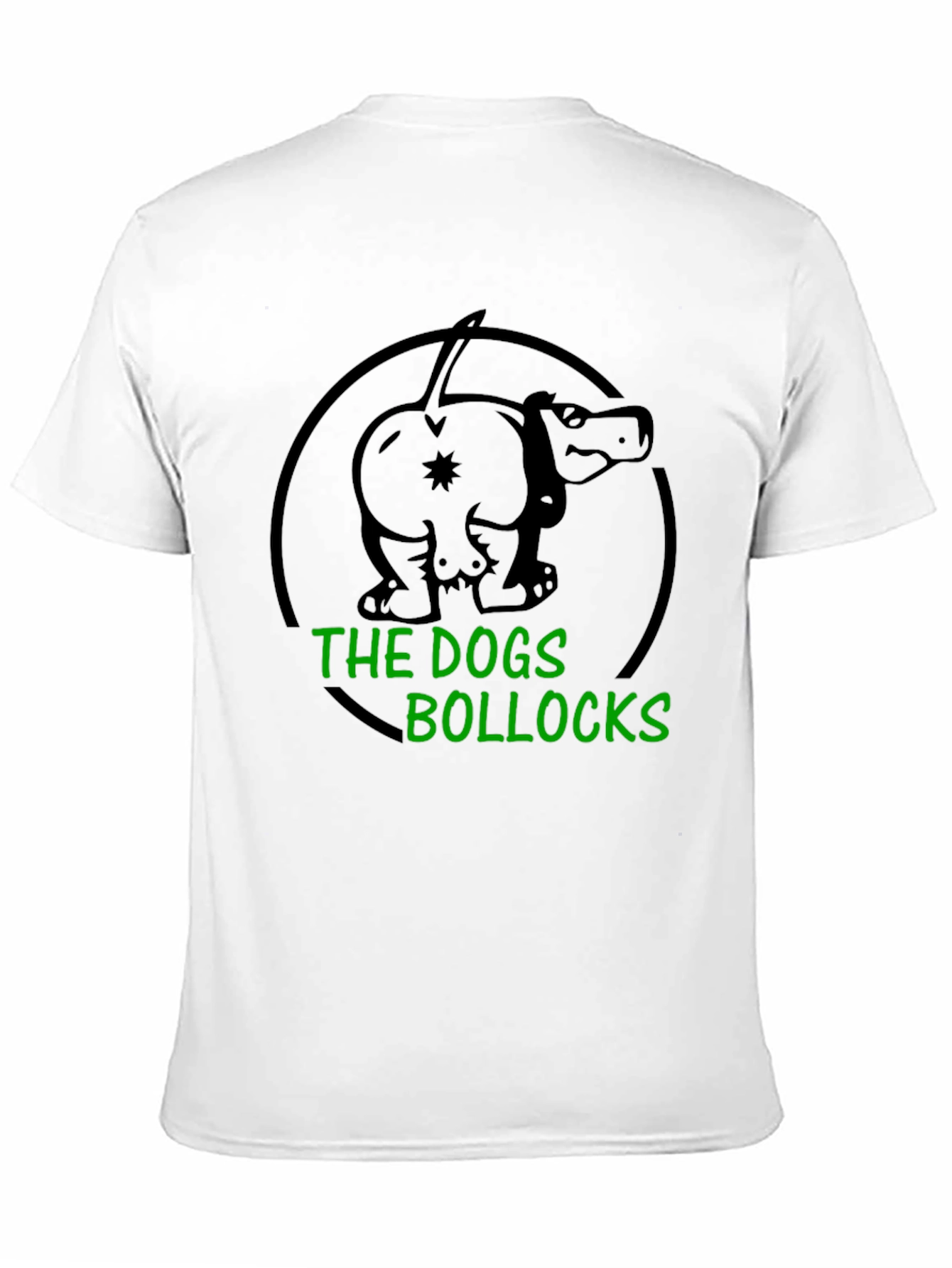 Black The Dogs Bollocks T-Shirt - Humorous Graphic Tee view 11