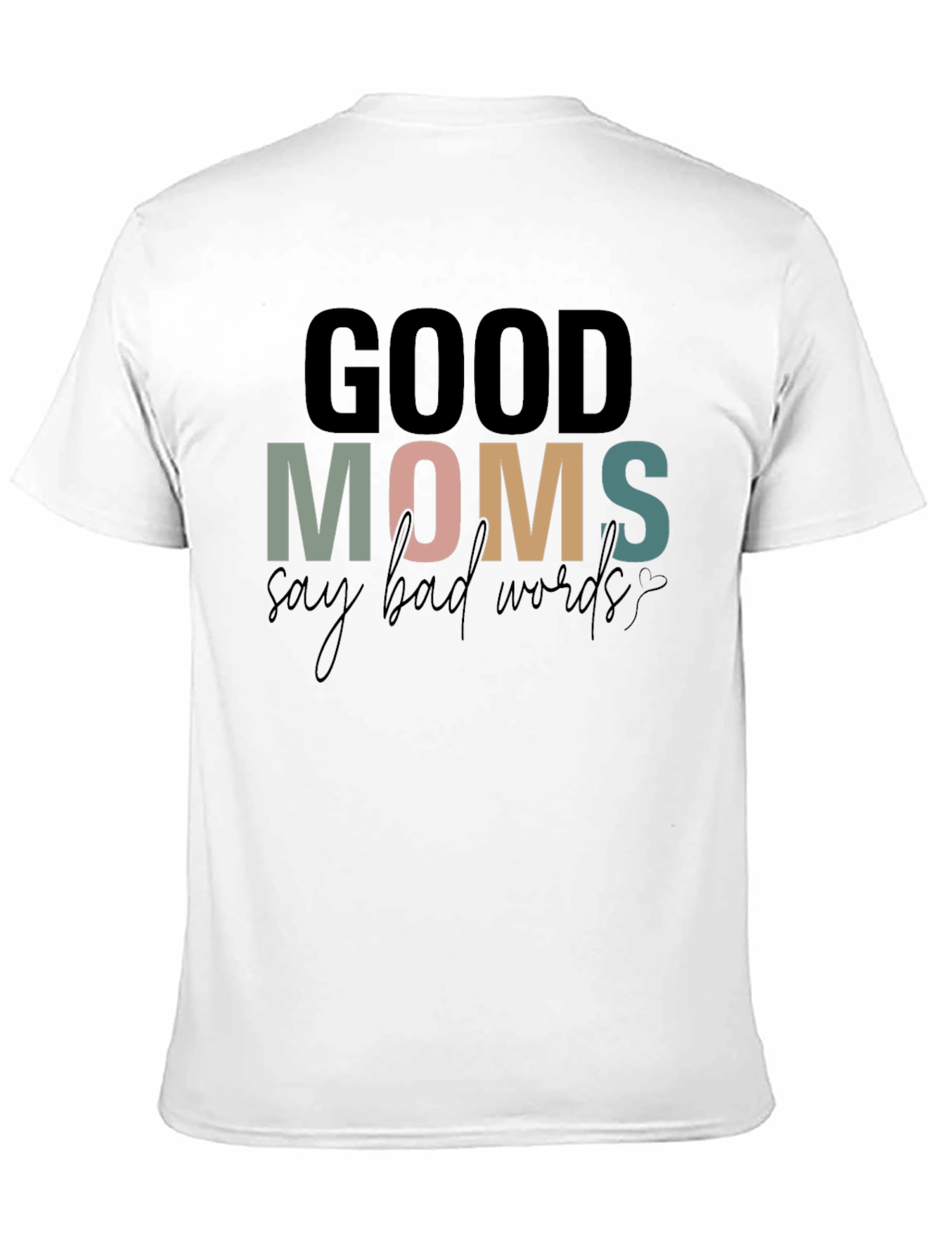 Black Good Moms T-Shirt view 11