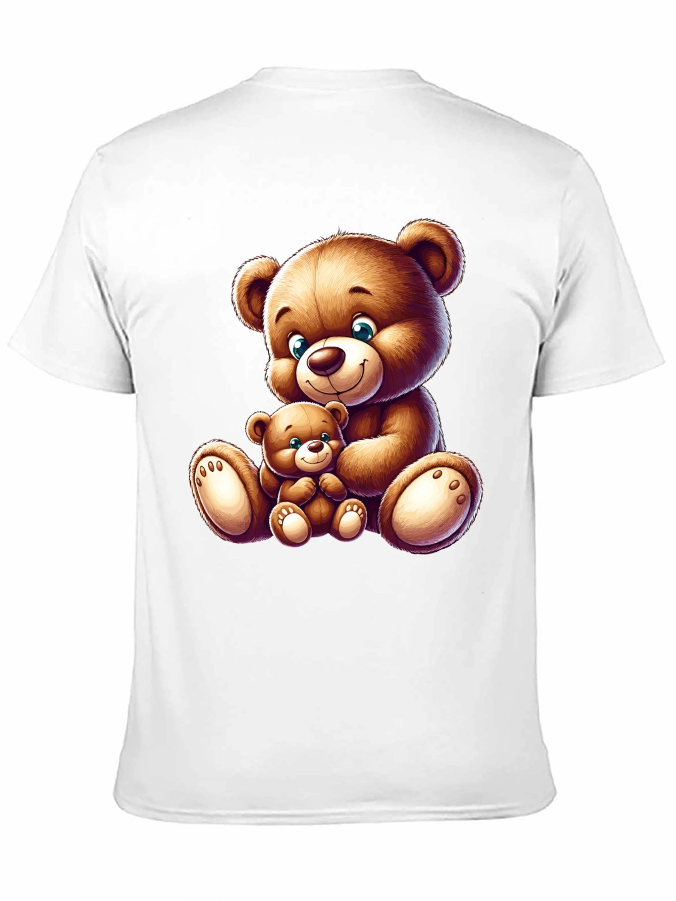 Black Teddy Bear Graphic Tee - Cute Cartoon Design view 11