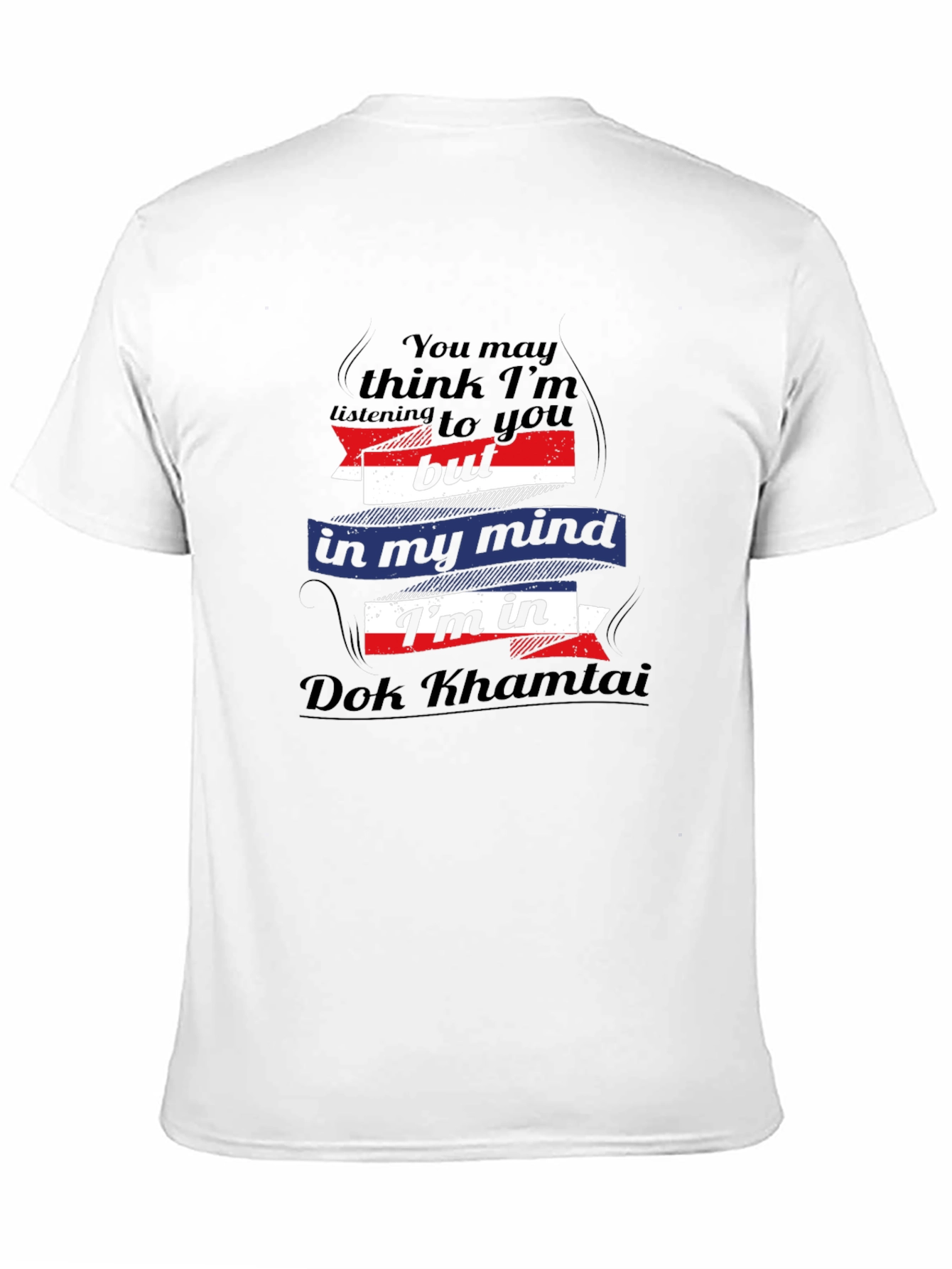 Black Dok Khamtai Mind T-Shirt - Funny Travel Tee view 11