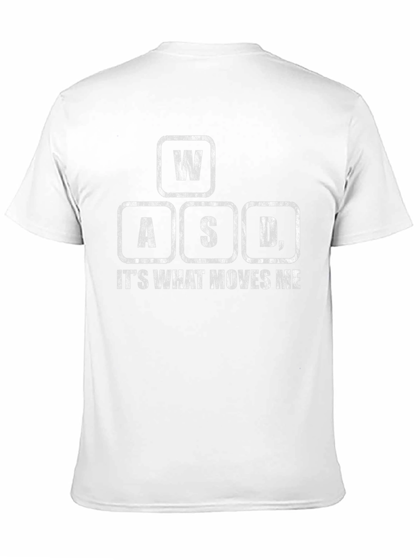 Black Gamer T-Shirt - WASD - It's What Moves Me view 11