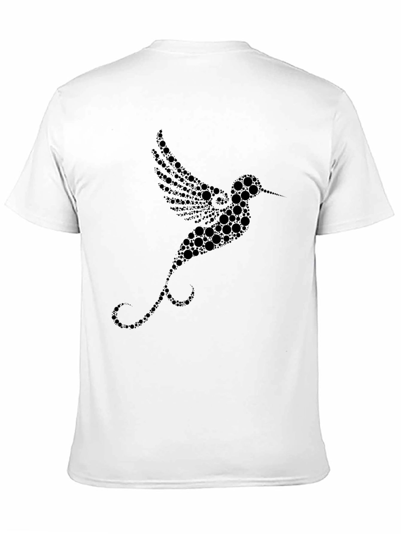 Black Hummingbird Graphic Black T-Shirt view 11