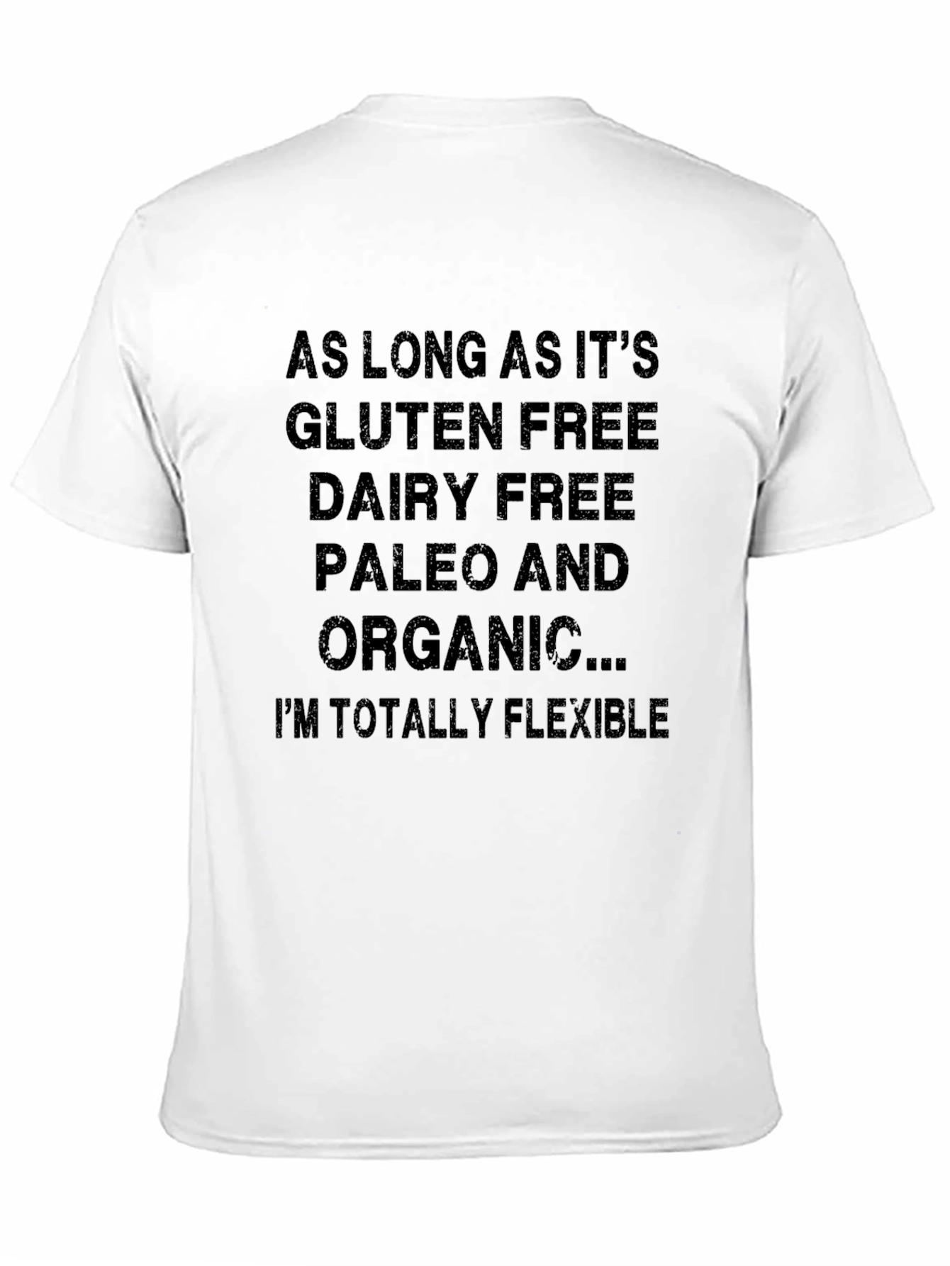 Black Gluten Free Paleo Organic T-Shirt - Unisex view 11
