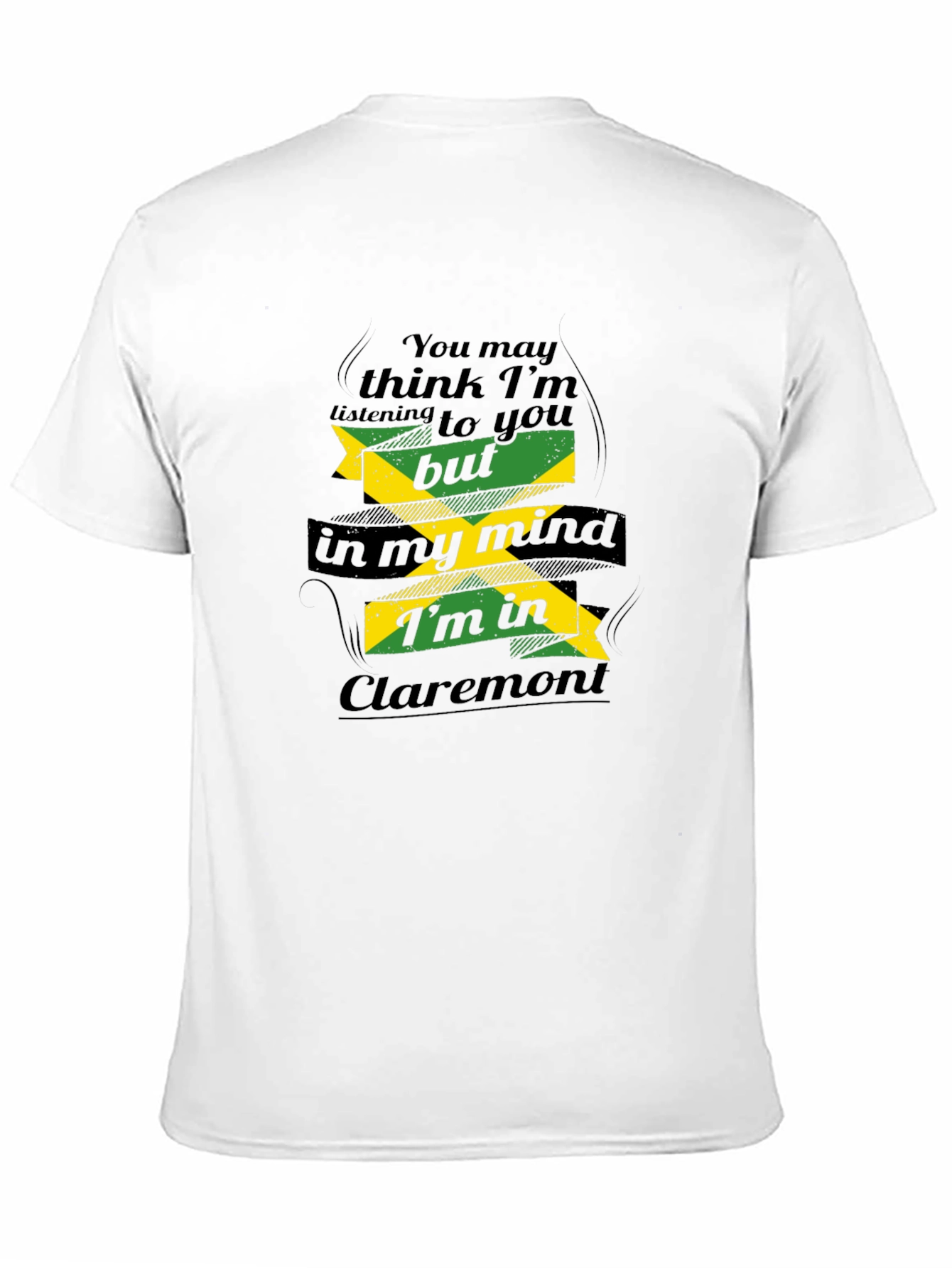 Black Claremont Mind T-Shirt: Jamaican Style view 11