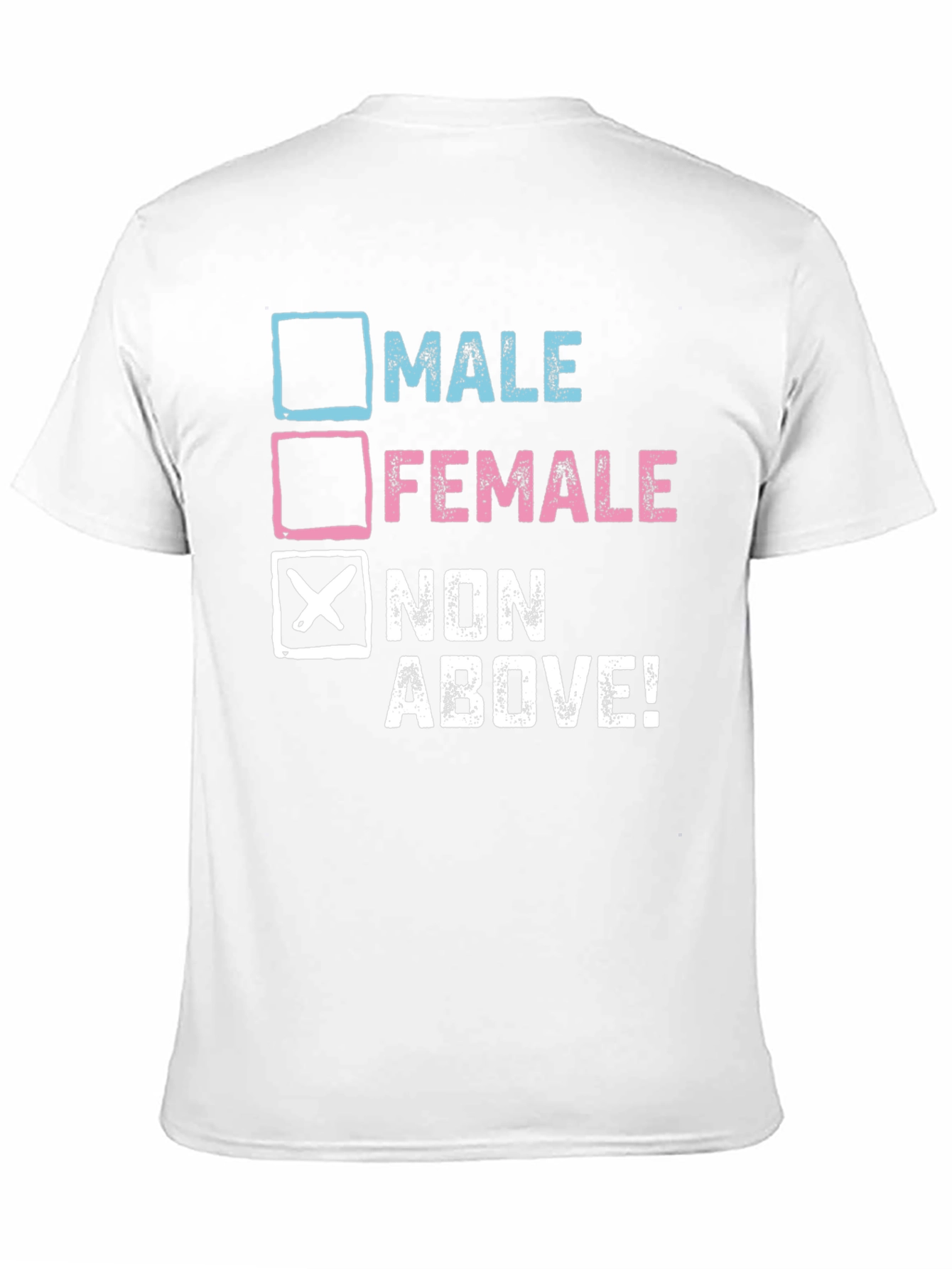 Black Non-Binary Choice T-Shirt view 11