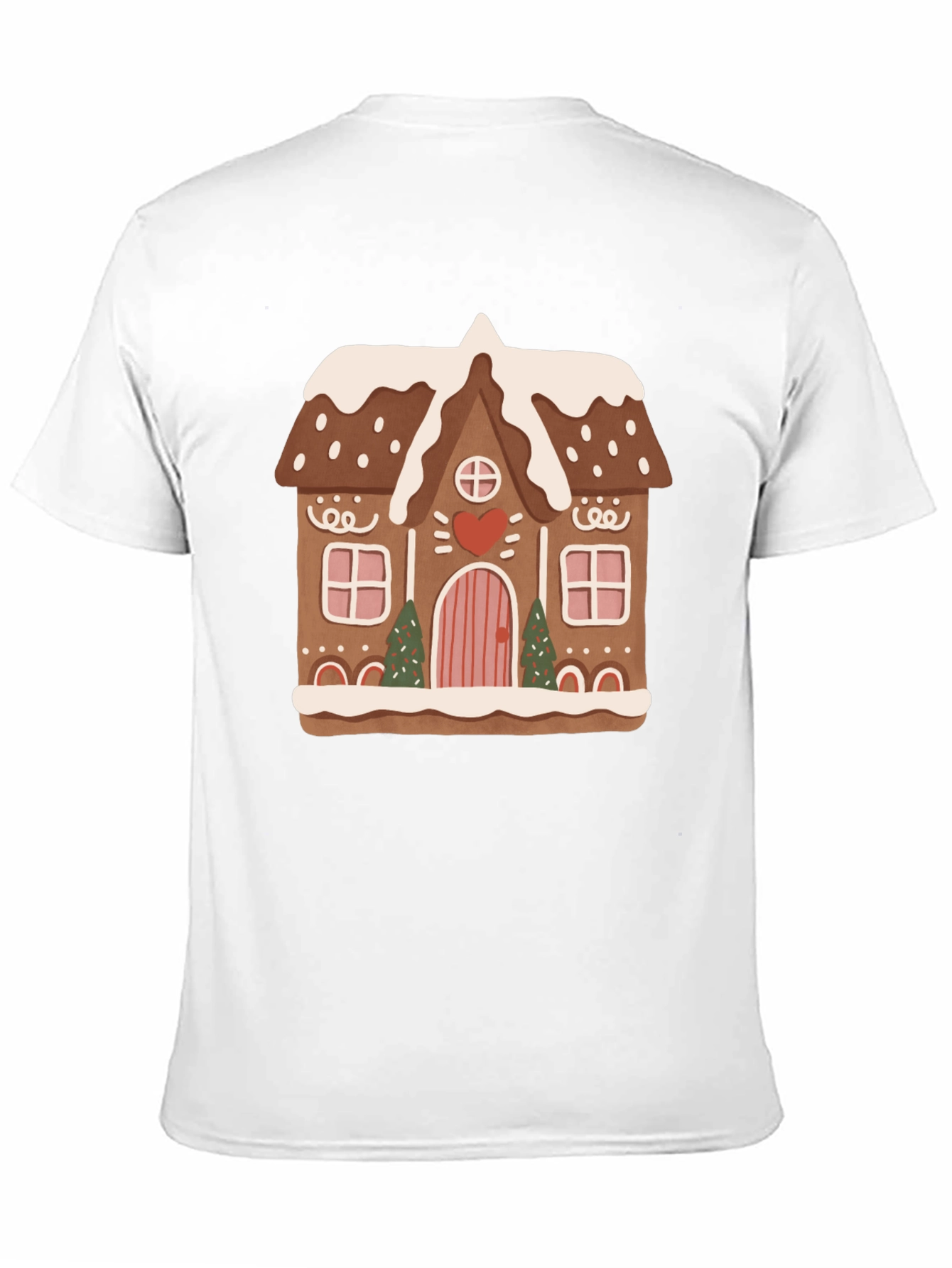 Black Gingerbread House Graphic Tee view 11