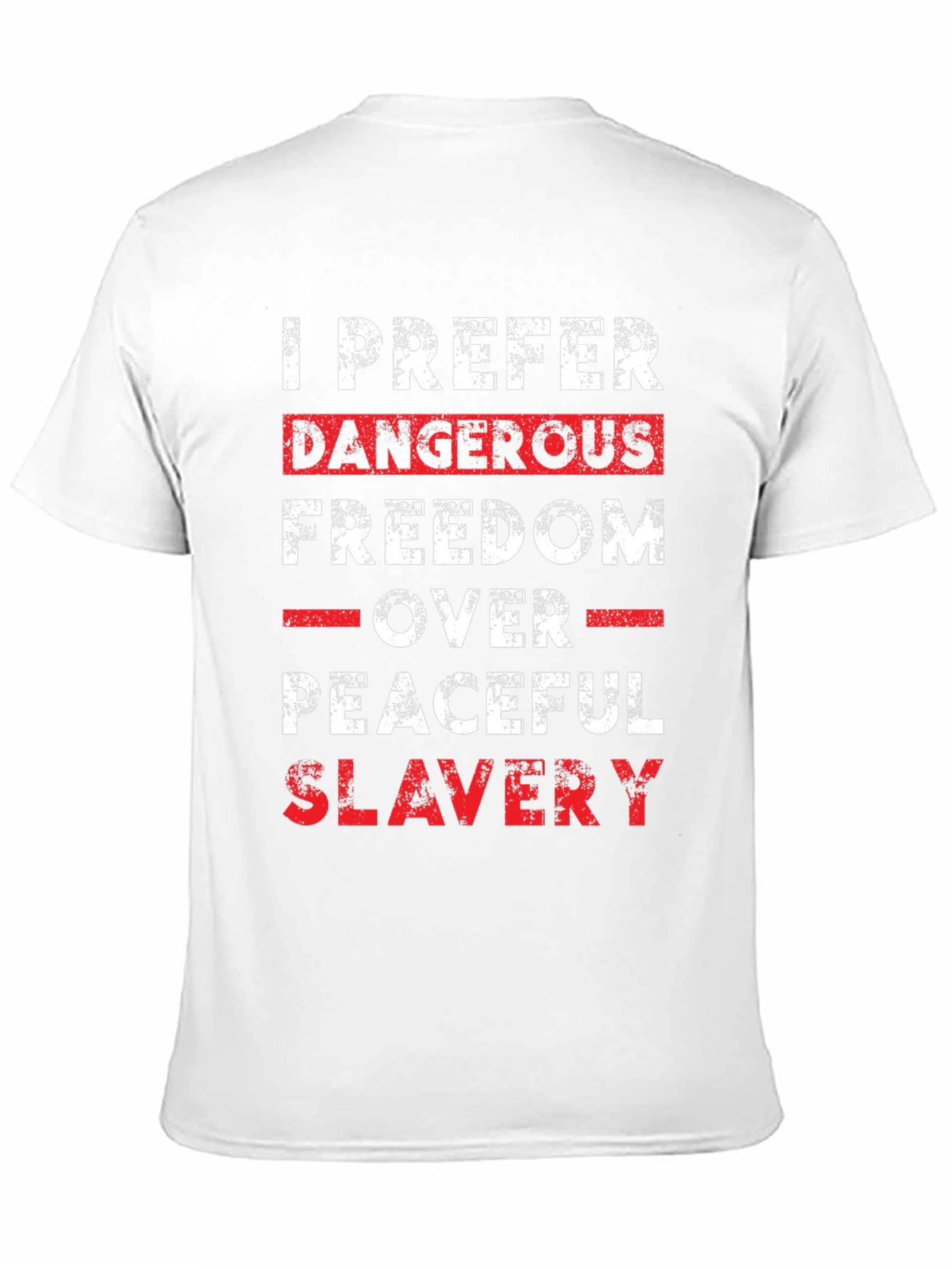 Black Dangerous Freedom Graphic Tee view 11