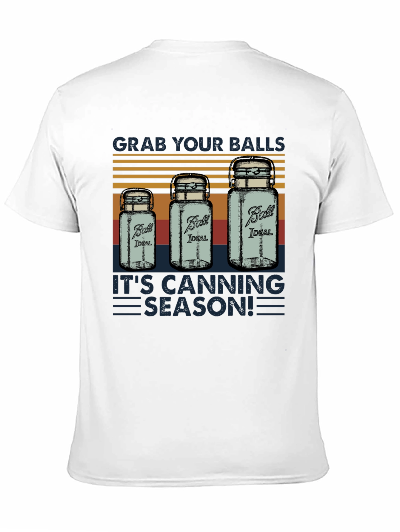 Black Grab Your Balls Canning Season T-Shirt view 11
