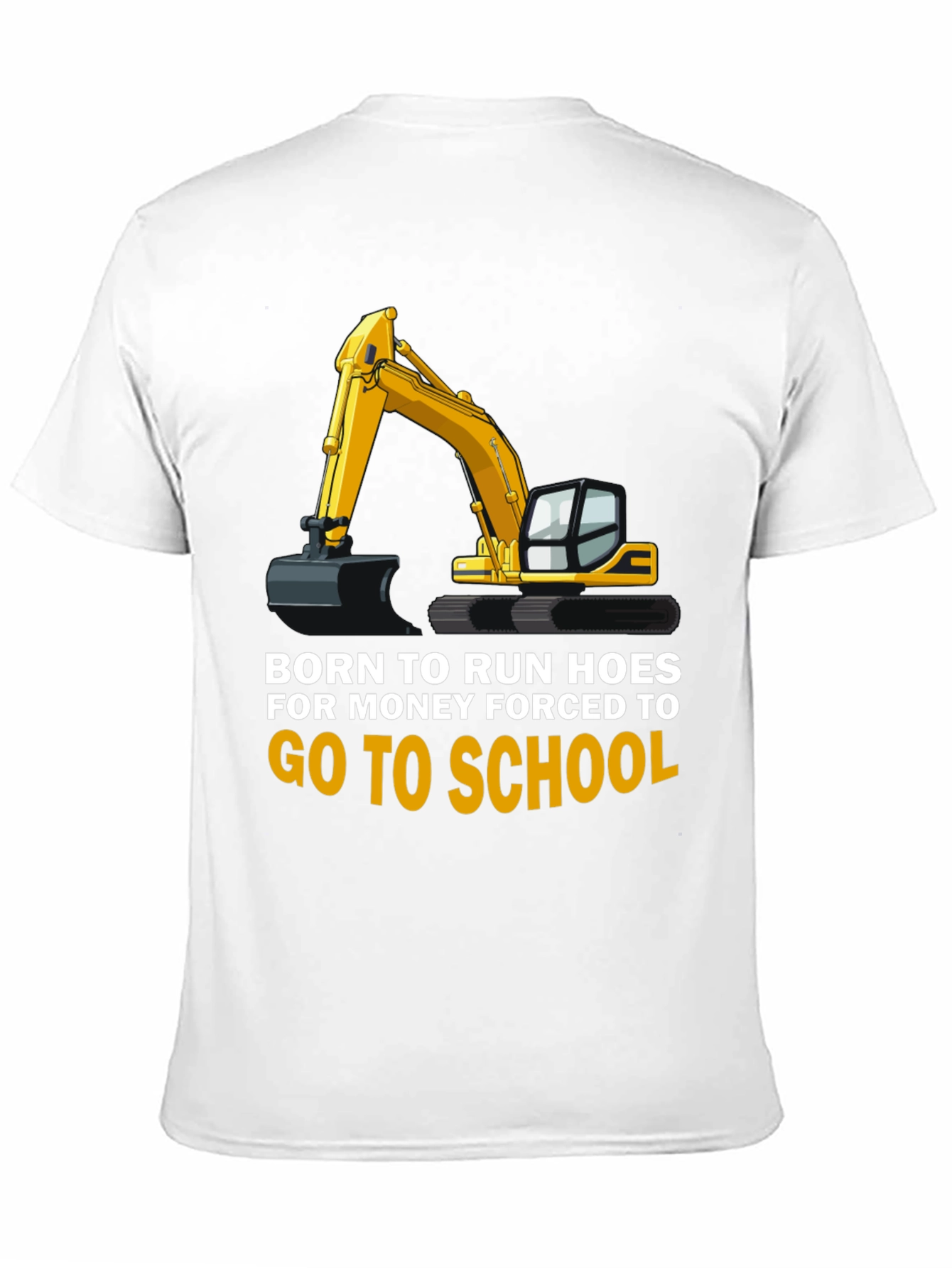 Black Born to Run Hoes T-Shirt view 11