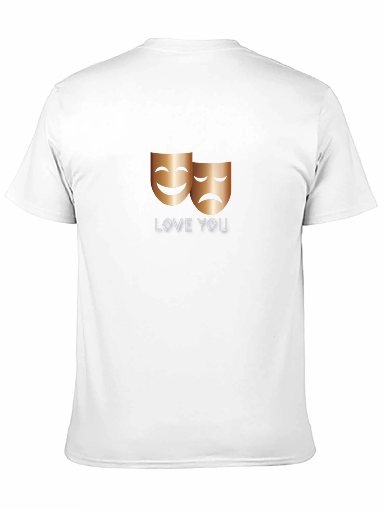 Black Love You Drama Masks Graphic Tee view 11