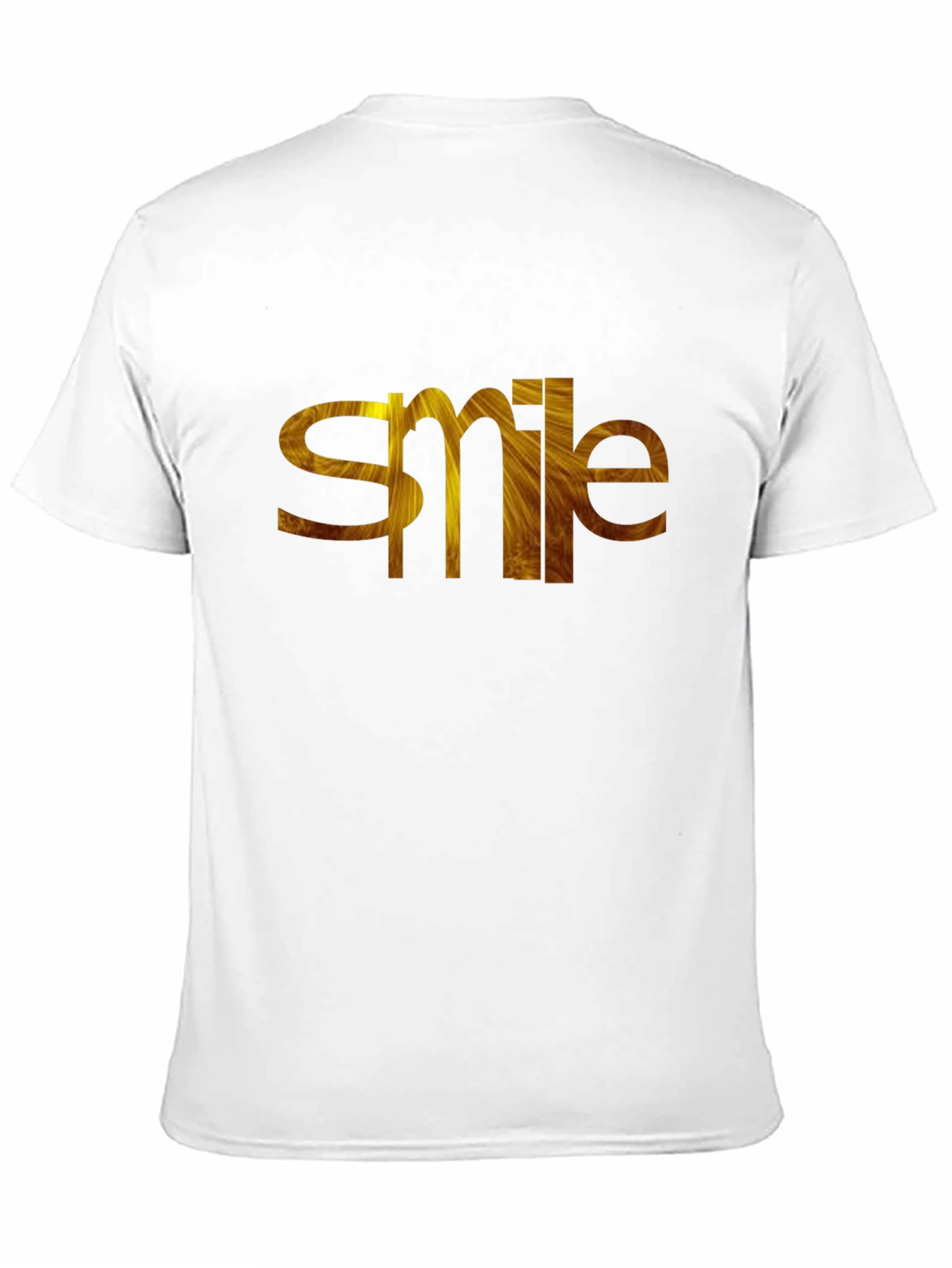 Black Smile Graphic Tee - Black Cotton T-Shirt view 11