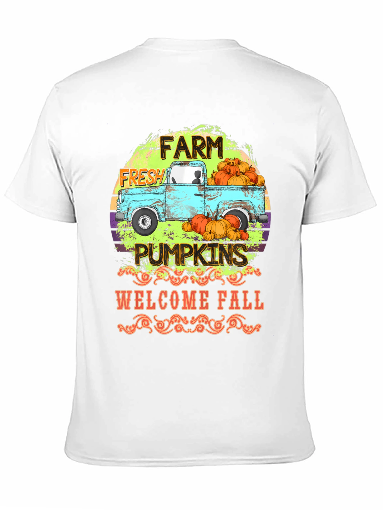 Farm Fresh Pumpkins Graphic T-Shirt - 11