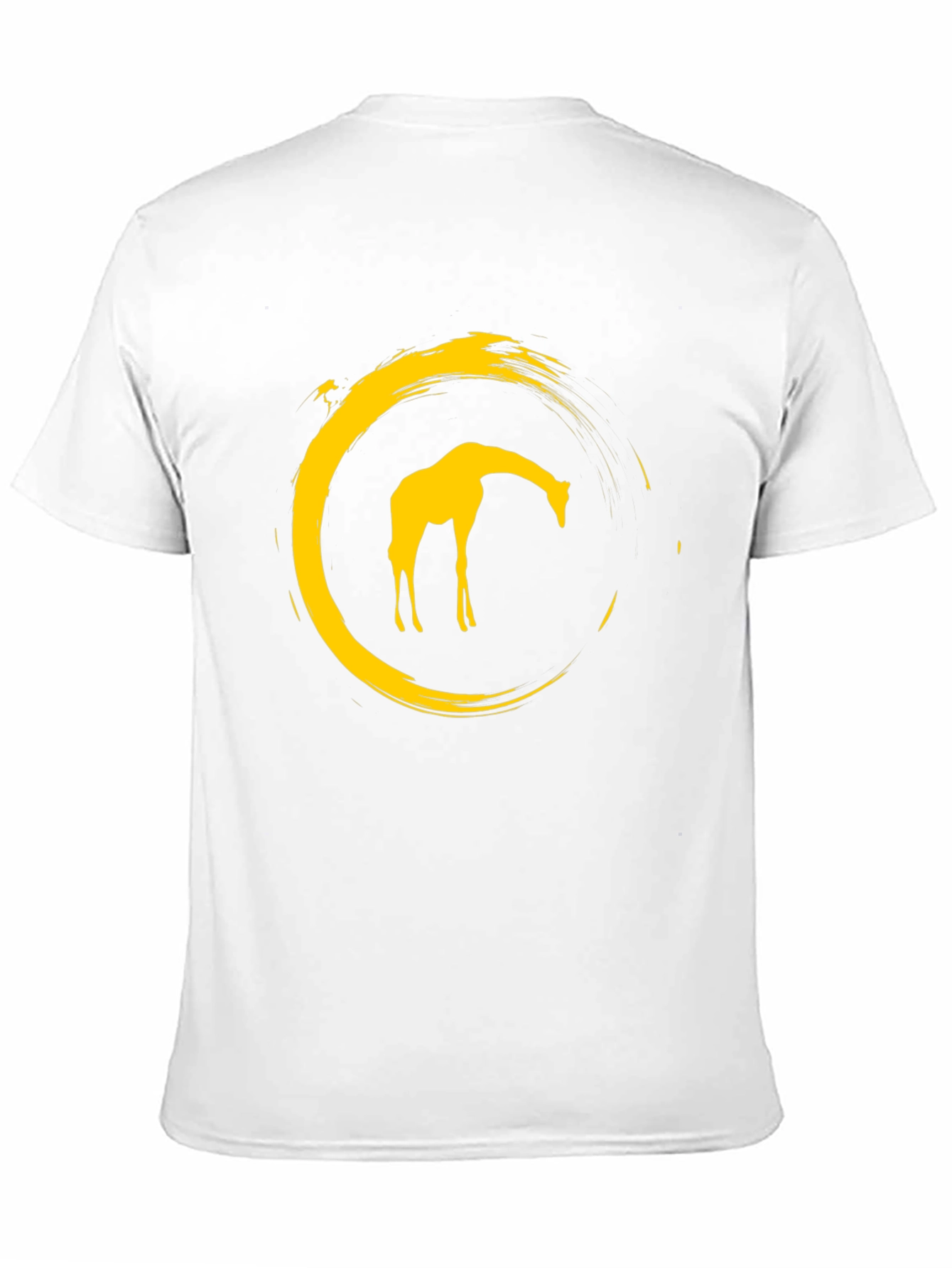 Black Giraffe Circle Graphic Tee - Modern Stylish Design view 11