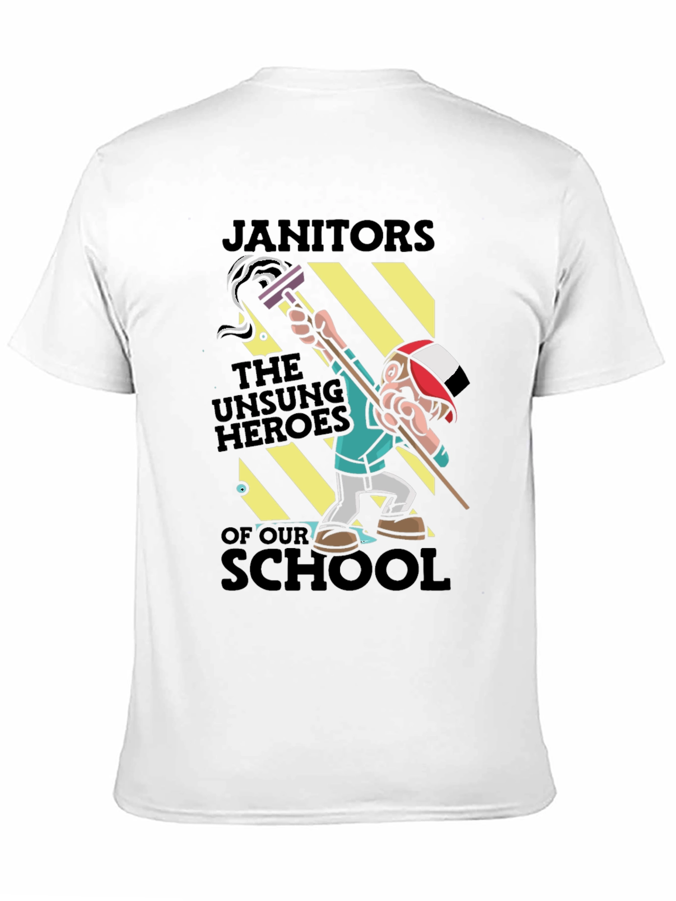 Black Janitors: The Unsung Heroes T-Shirt view 11