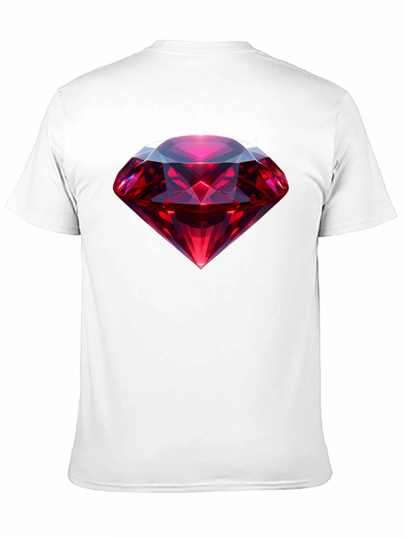 Black Ruby Gem Graphic Tee - Black view 11