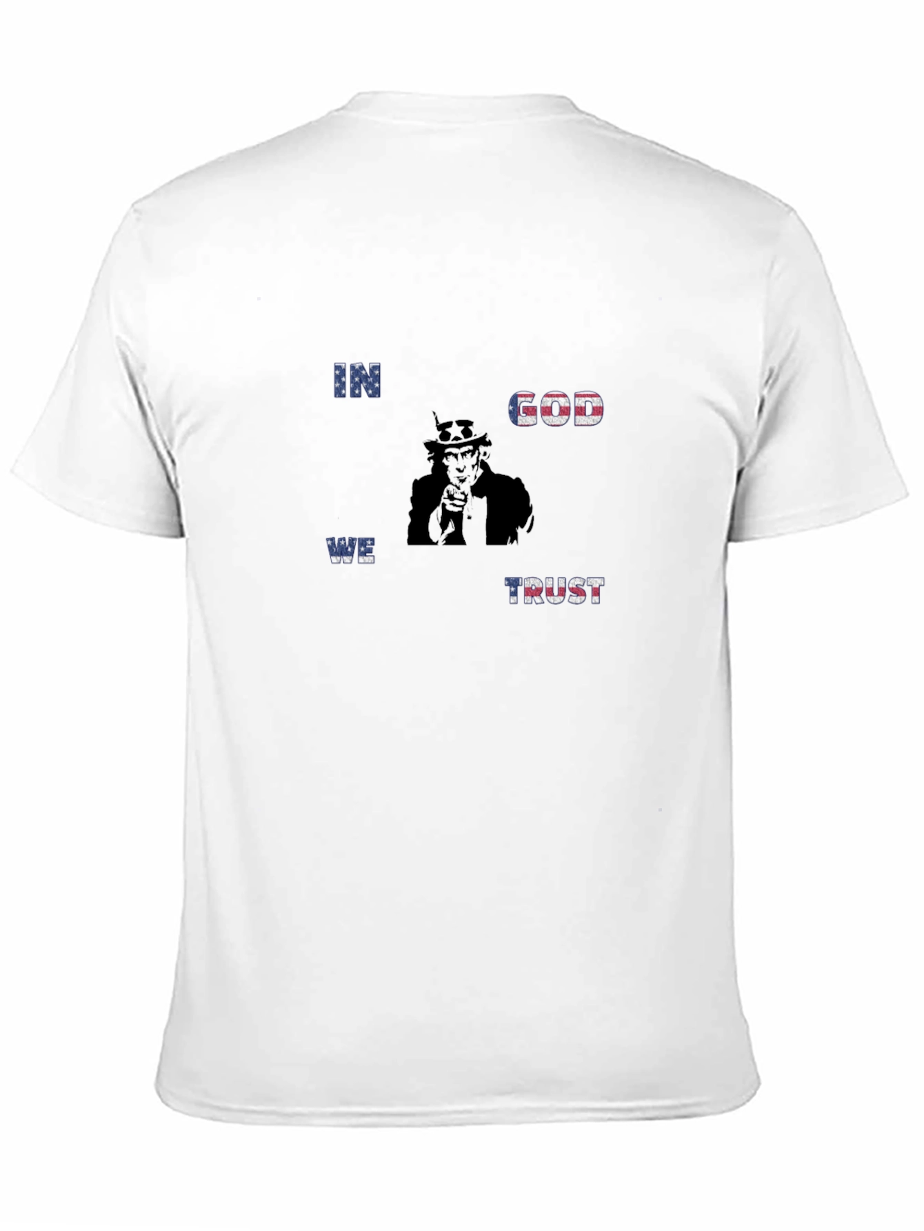 Black In God We Trust Patriotic T-Shirt view 11