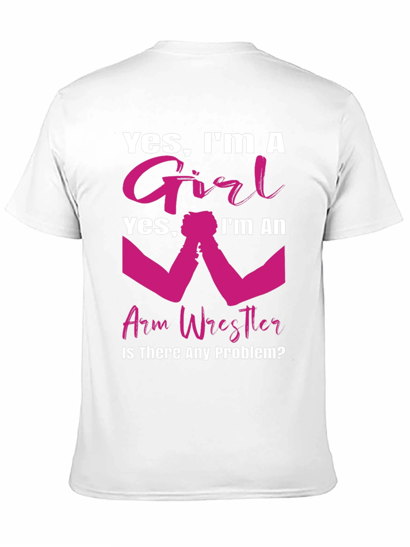 Black Girl Arm Wrestler T-Shirt - Powerful & Playful Design view 11