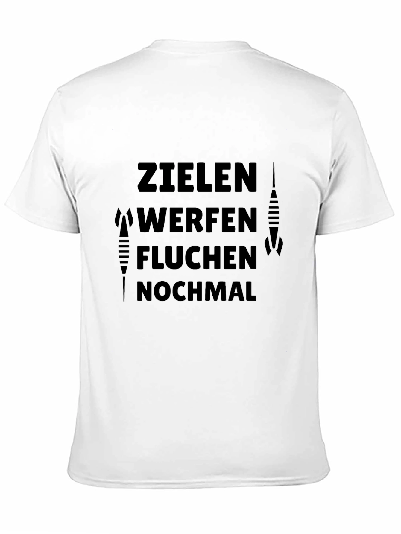 Black Zielgen Werfen Fluchen Nochmal Dart T-Shirt view 11