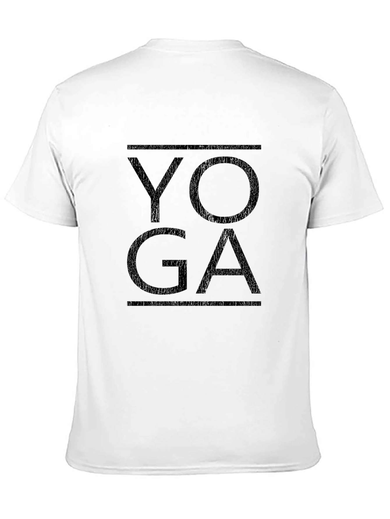 Black Yoga Graphic Tee - Black Cotton Comfort view 11