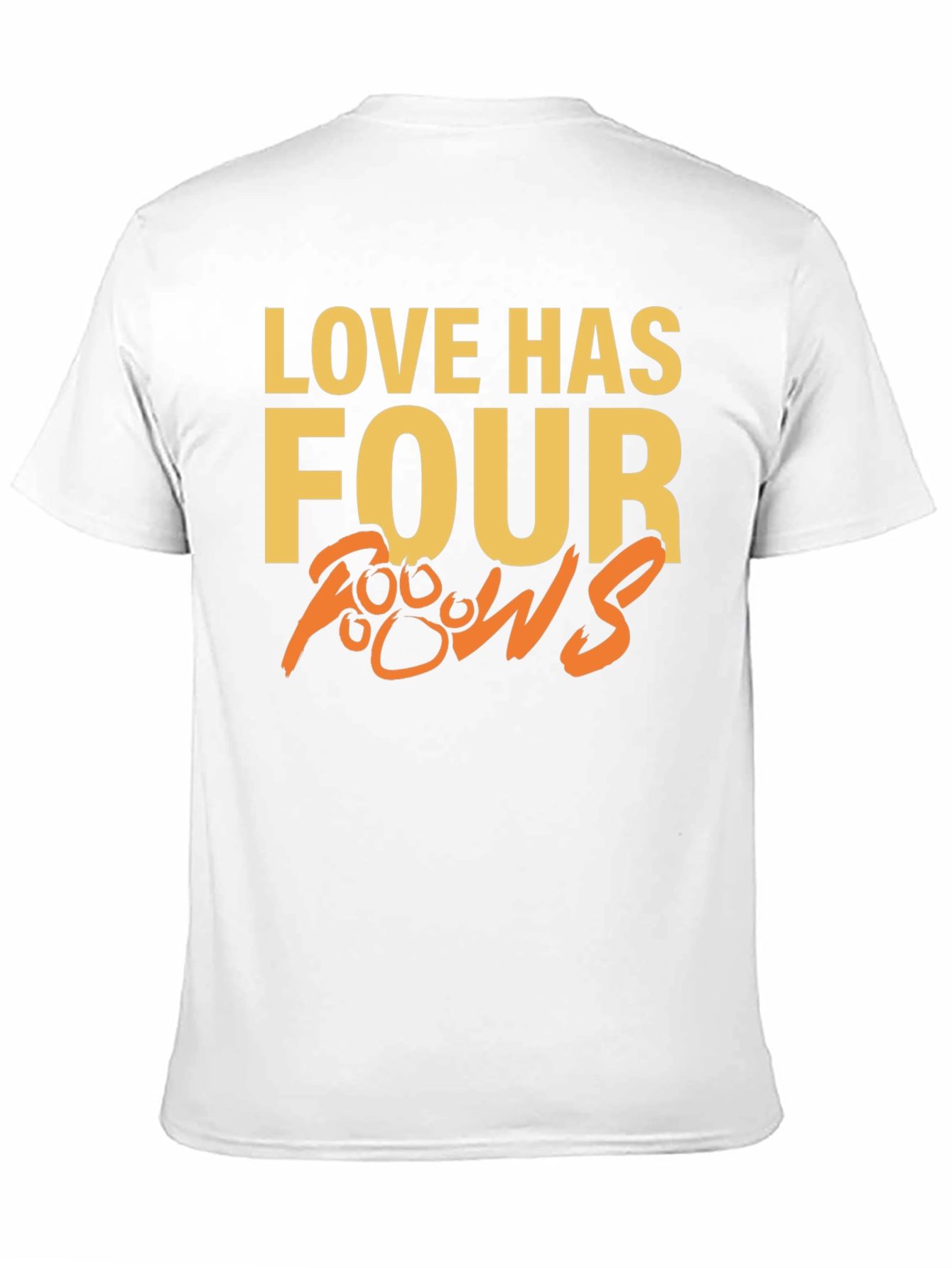 Black Love Has Four Paws Graphic T-Shirt view 11