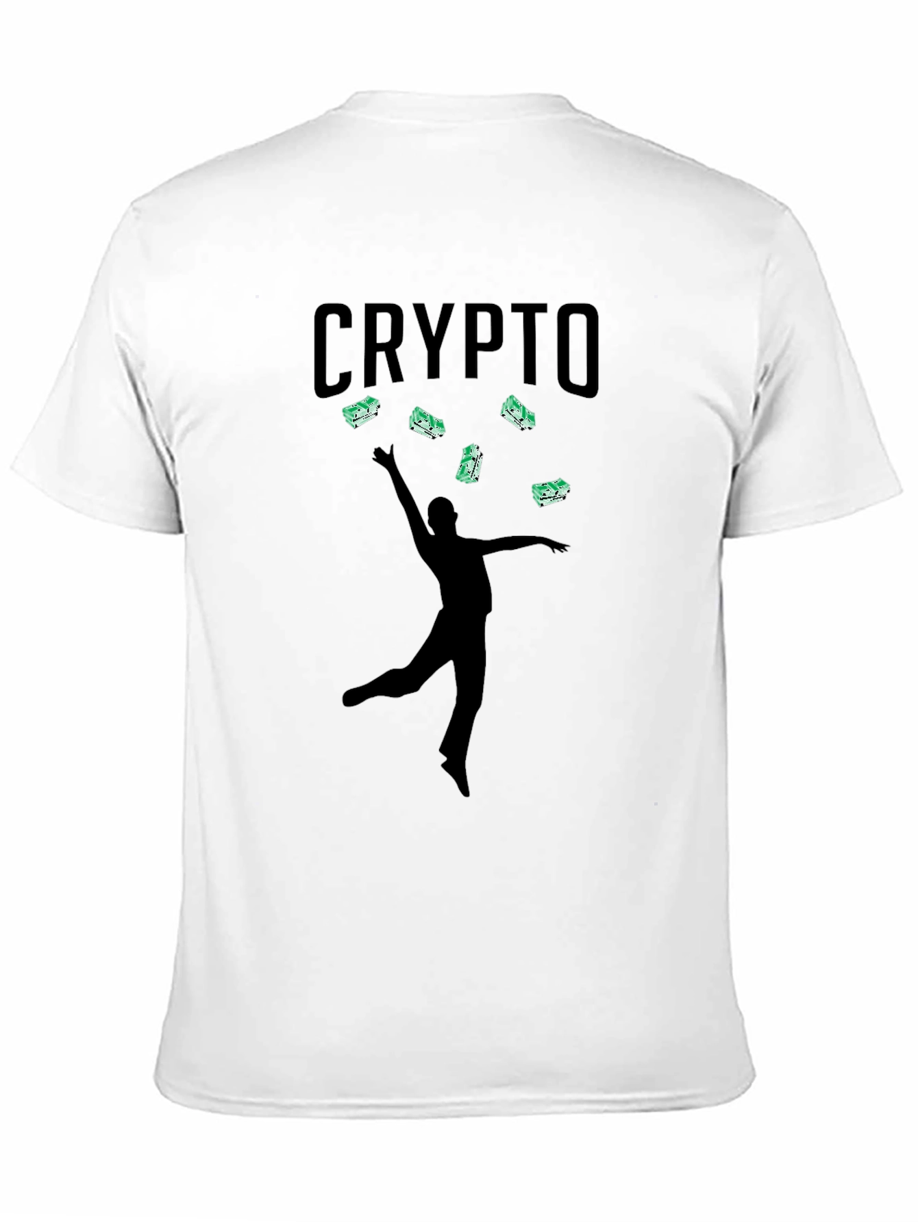 Black Crypto Money T-Shirt - Stylish Black Tee view 11