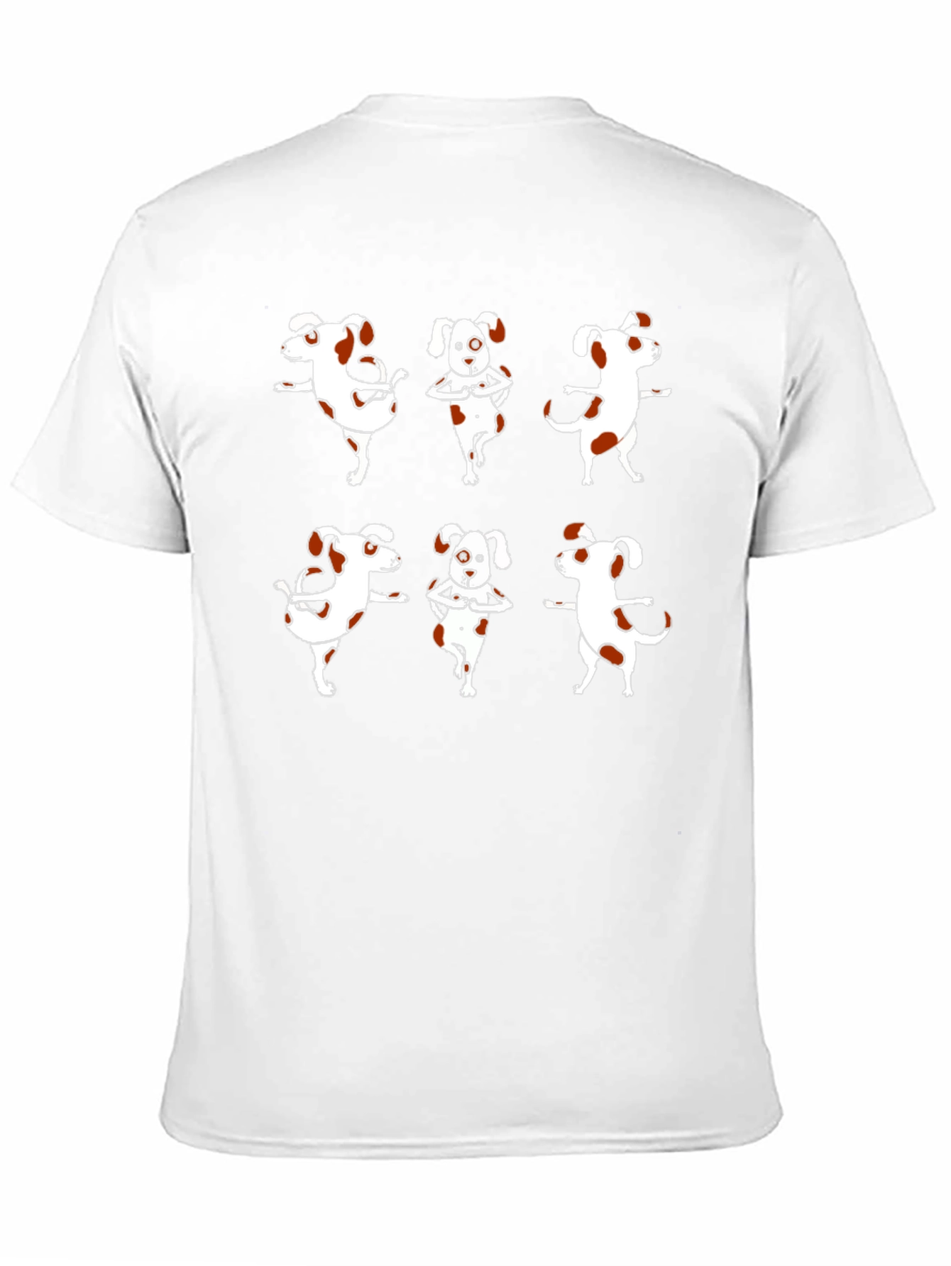 Black Yoga Dog Graphic Tee - Black Cotton T-Shirt view 11