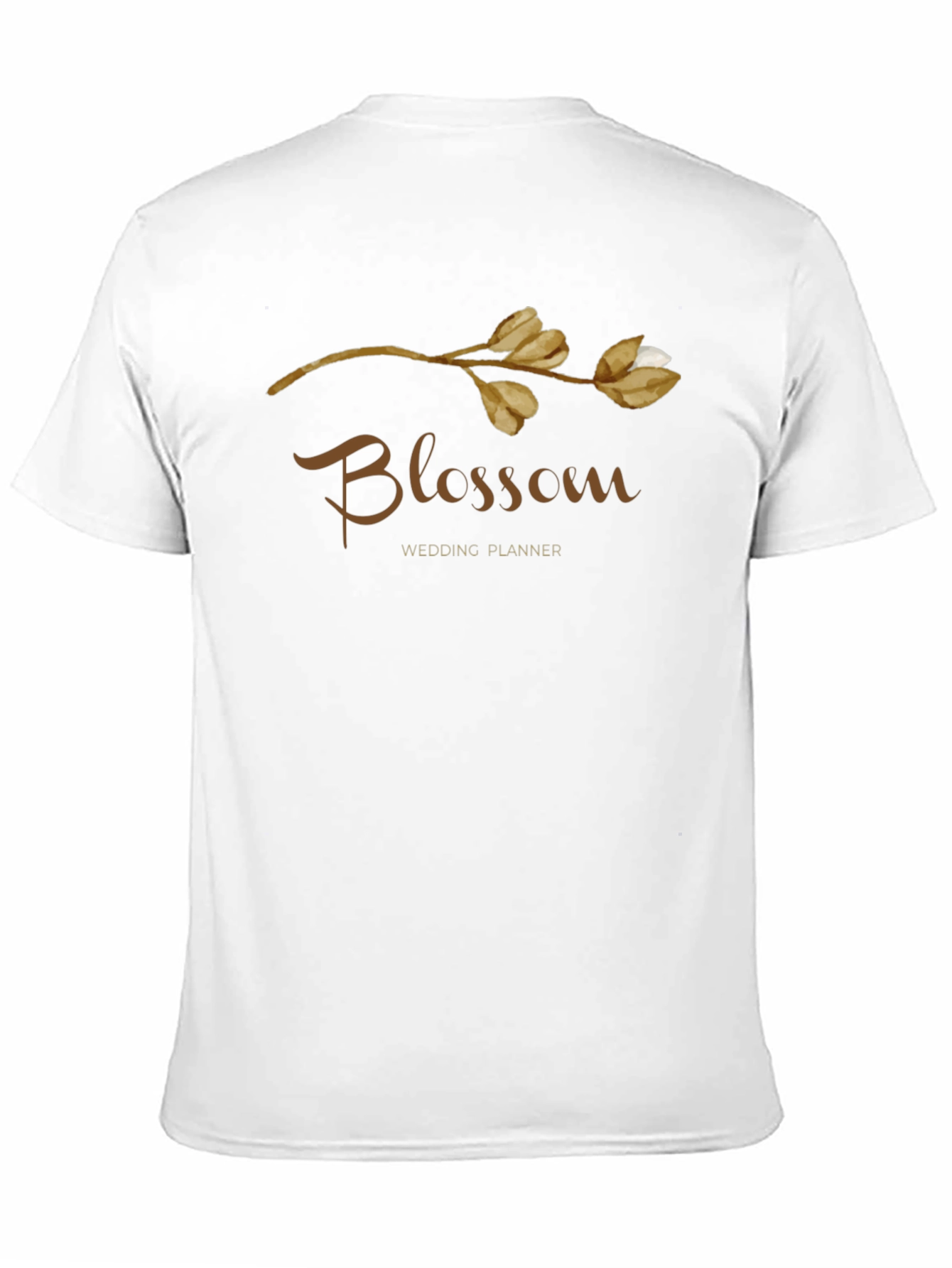 Black Blossom Wedding Planner Black T-Shirt view 11