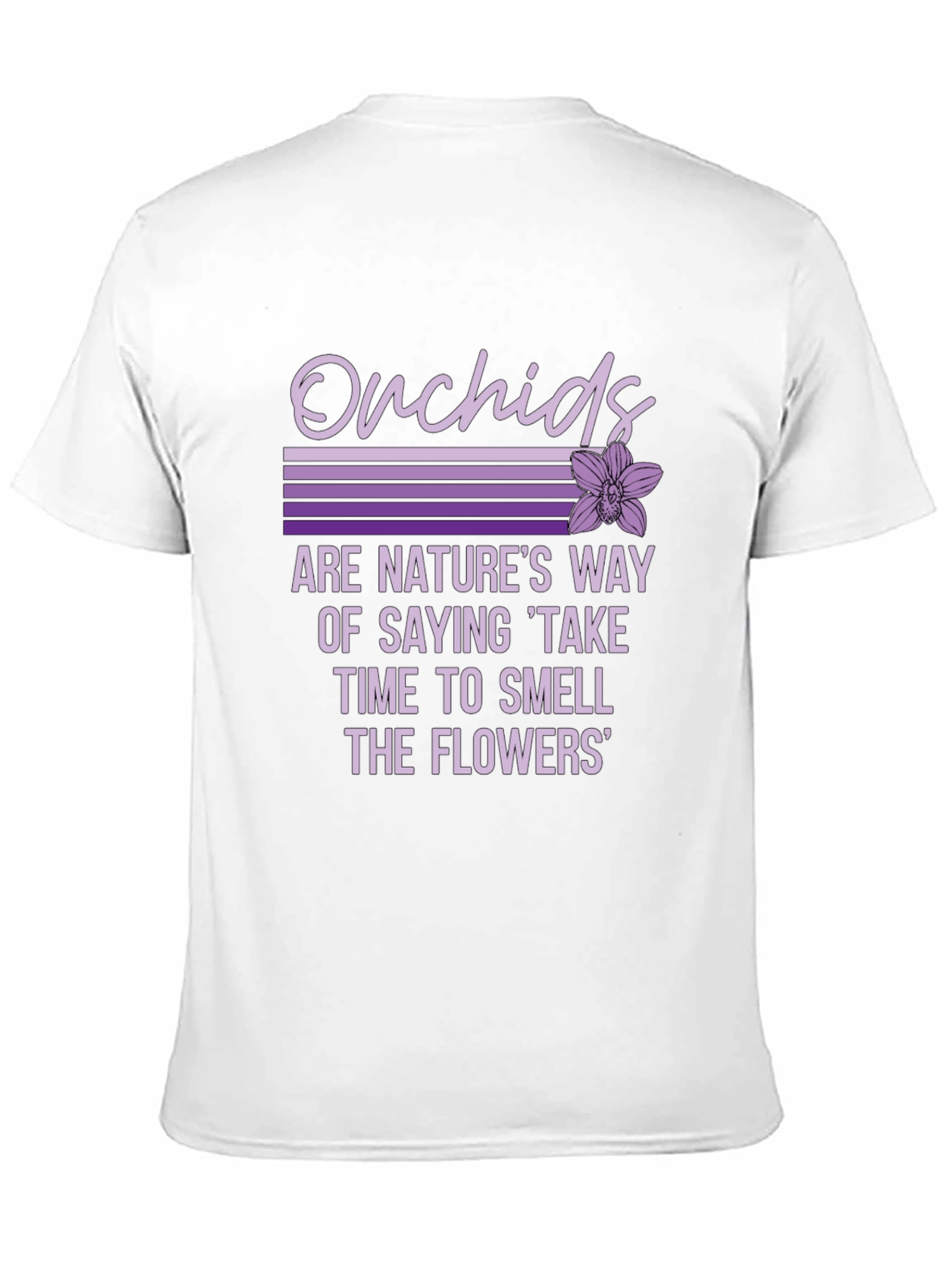 Black Orchids Nature's Way Graphic T-Shirt view 11