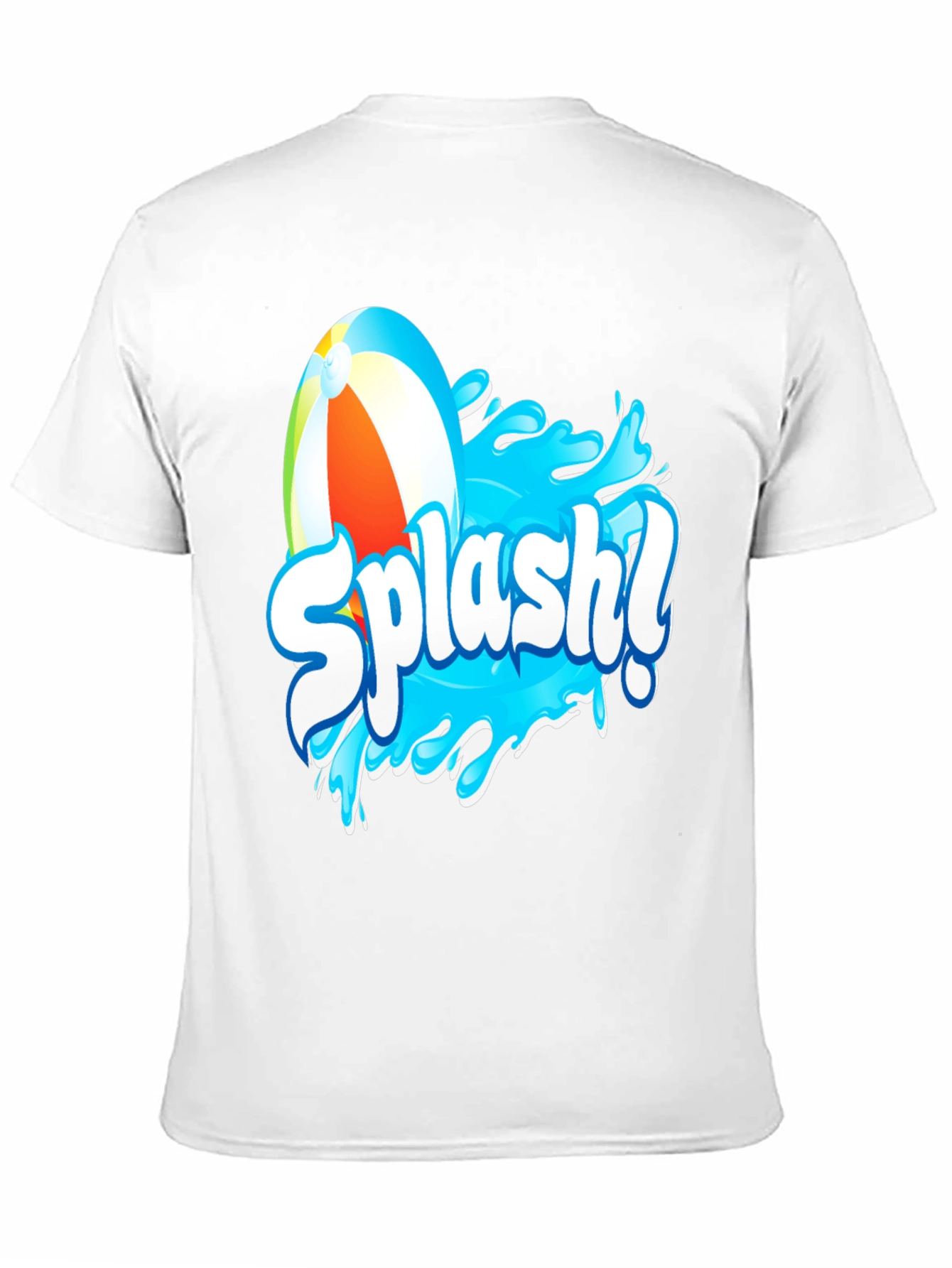 Black Splash! Graphic T-Shirt - Black Cotton Tee view 11