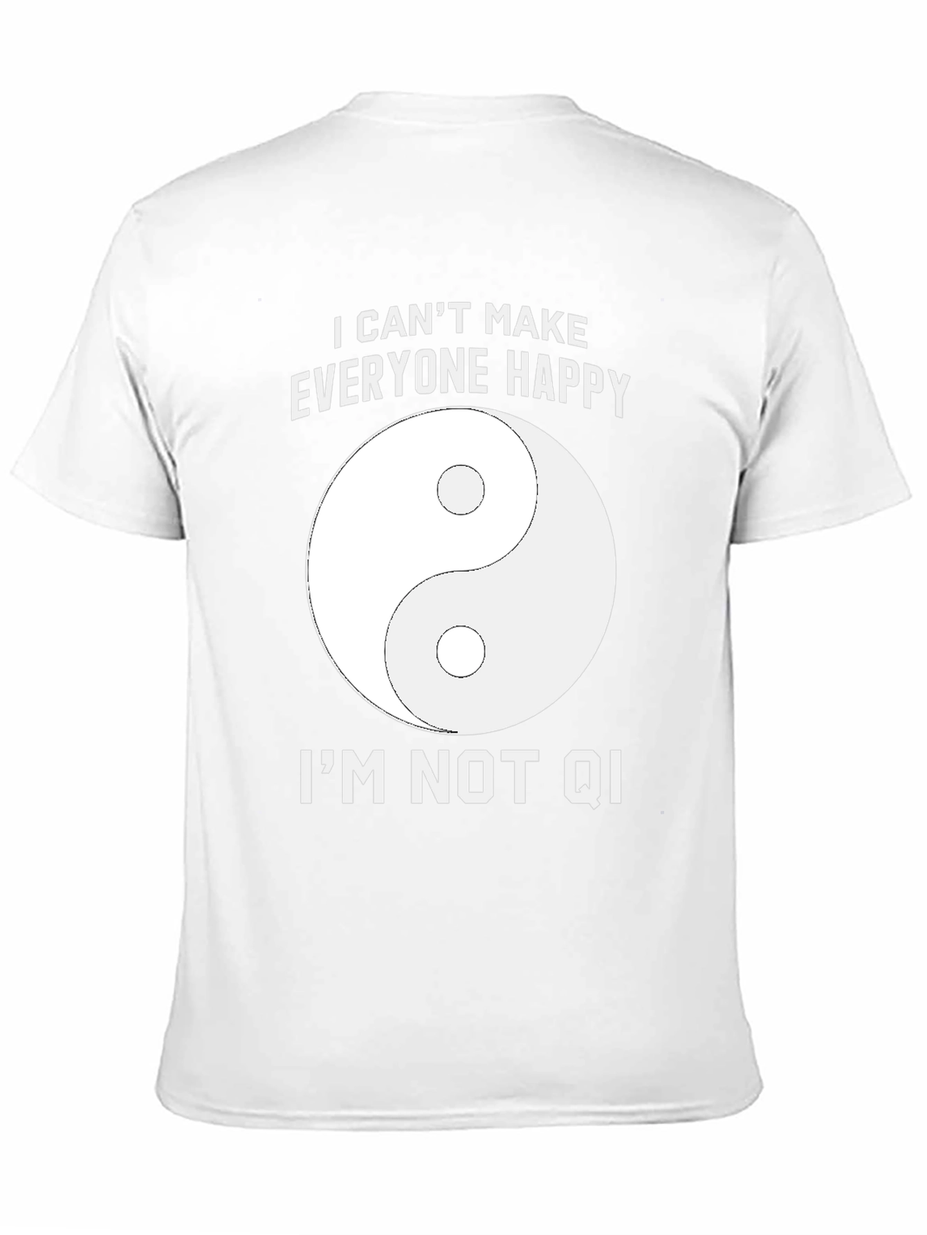 Black Funny Yin Yang I Can't Make Everyone Happy T-Shirt view 11