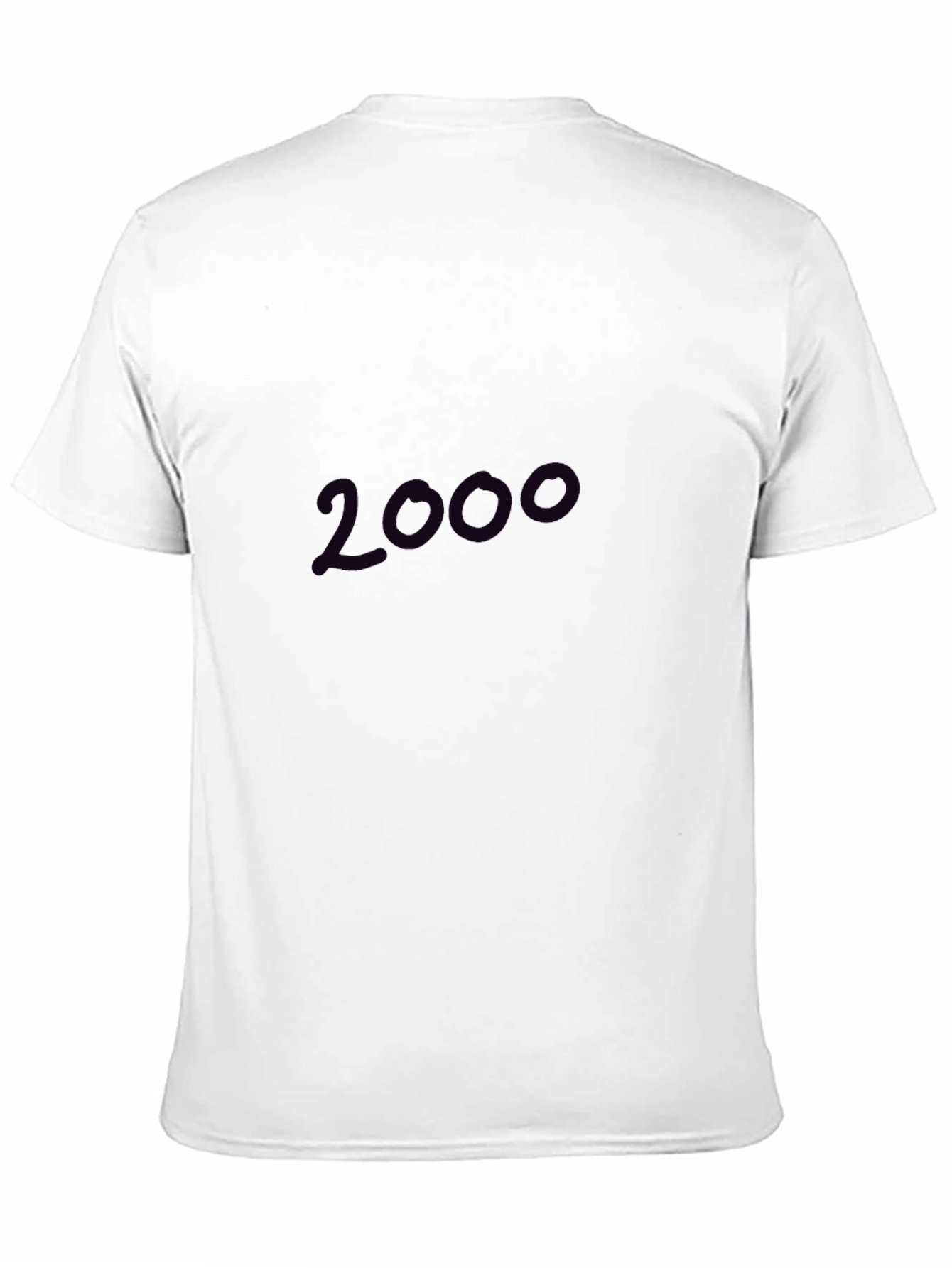 Black 2000 Graphic Print Black T-Shirt view 11
