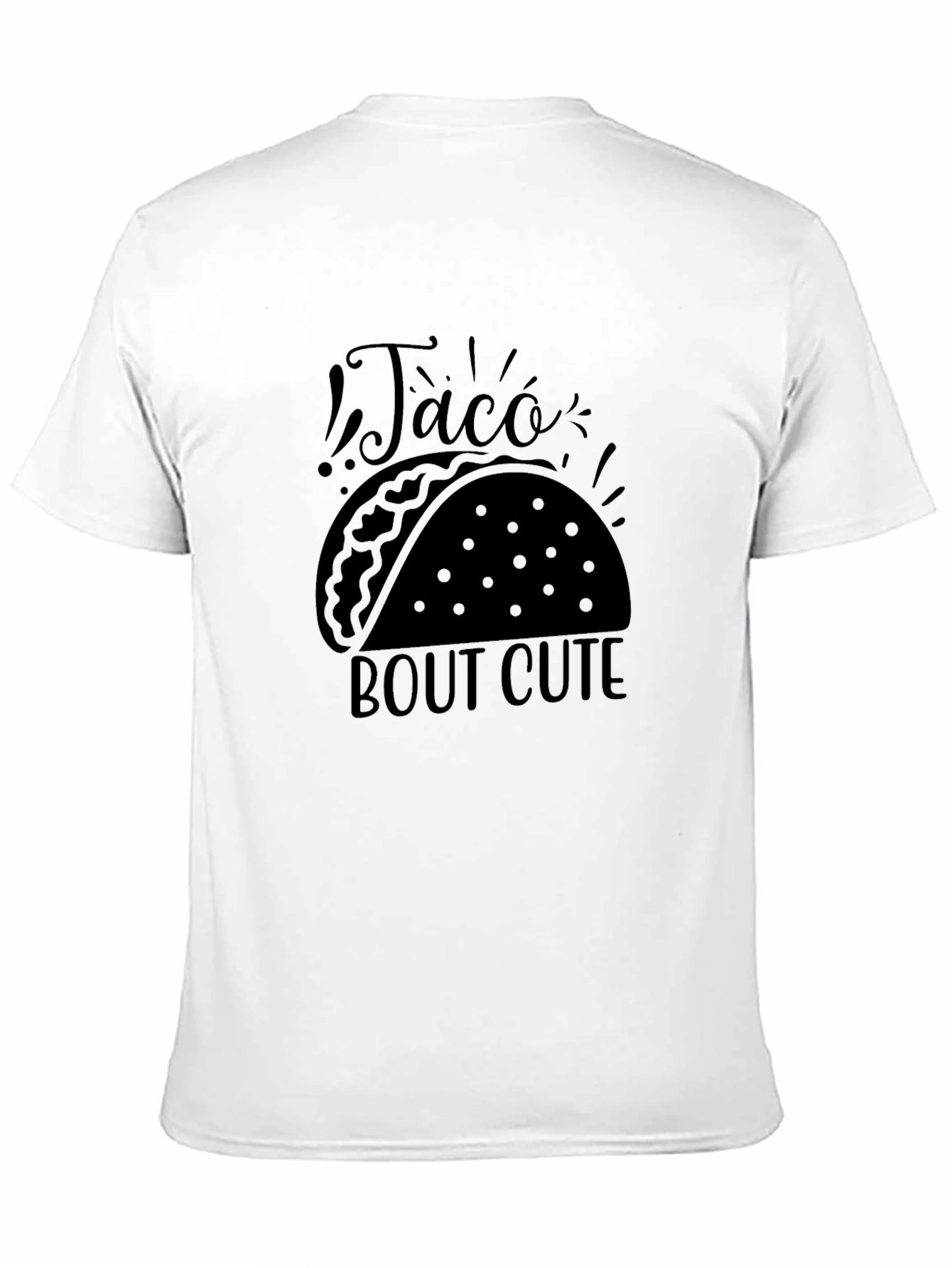 Black Taco Bout Cute Black Graphic Tee view 11