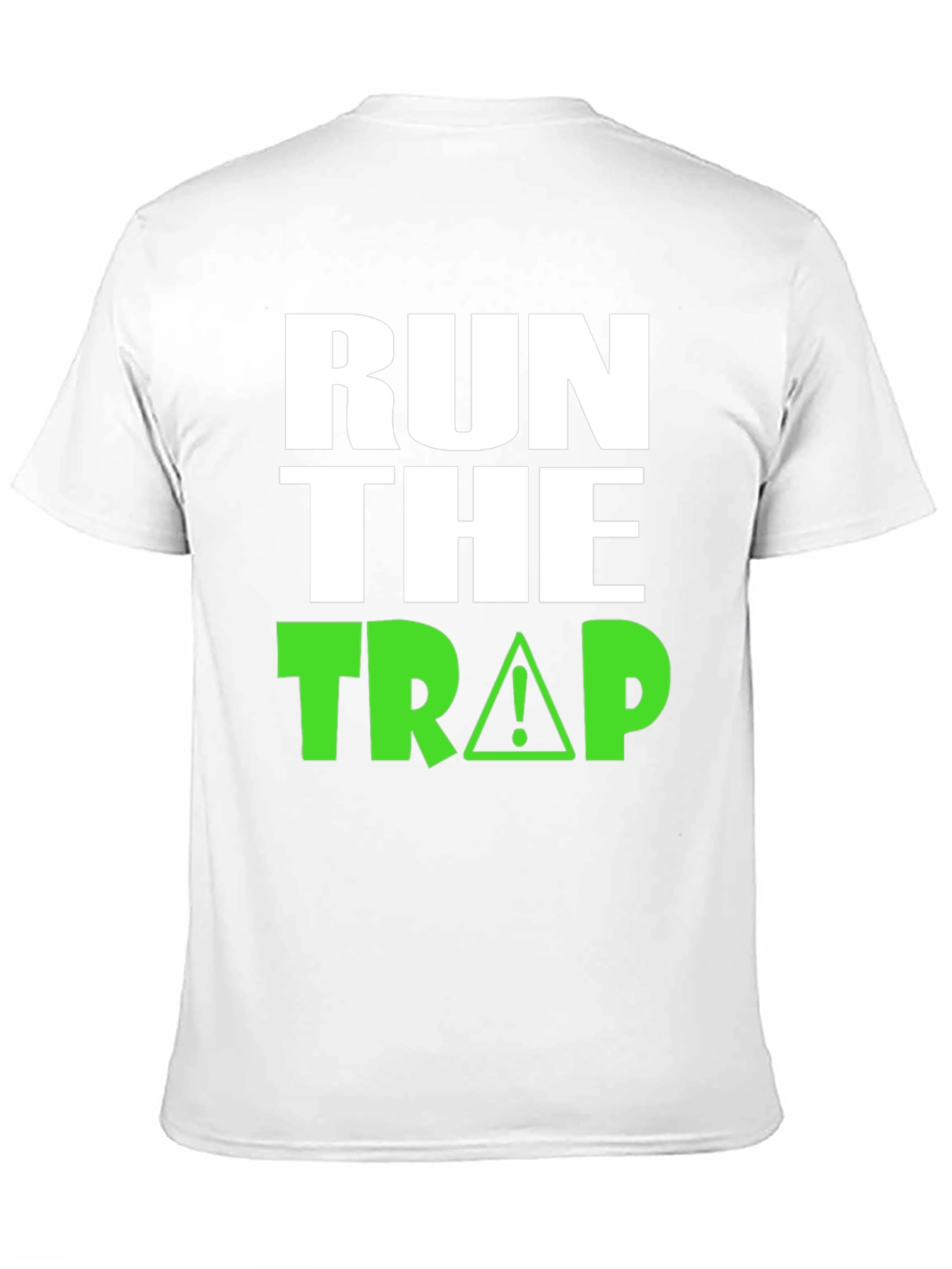 Black Run the Trap Black Graphic T-Shirt view 11