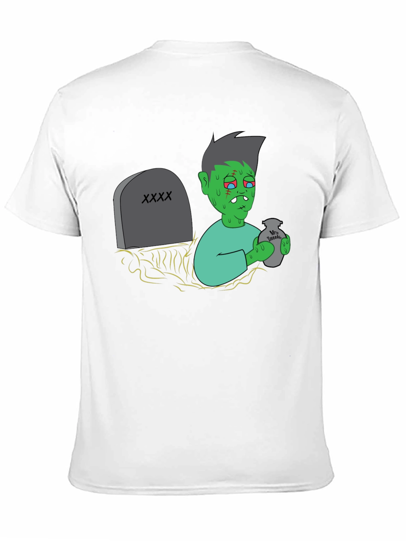 Black Zombie Resurrection Graphic T-Shirt view 11