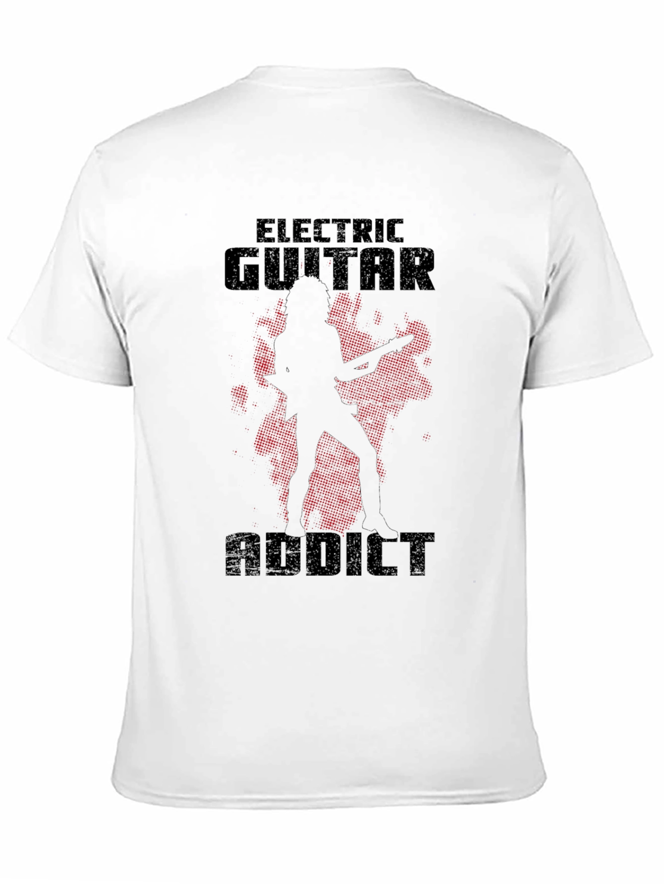 Black Electric Guitar Addict Black T-Shirt Rock Music Lover view 11