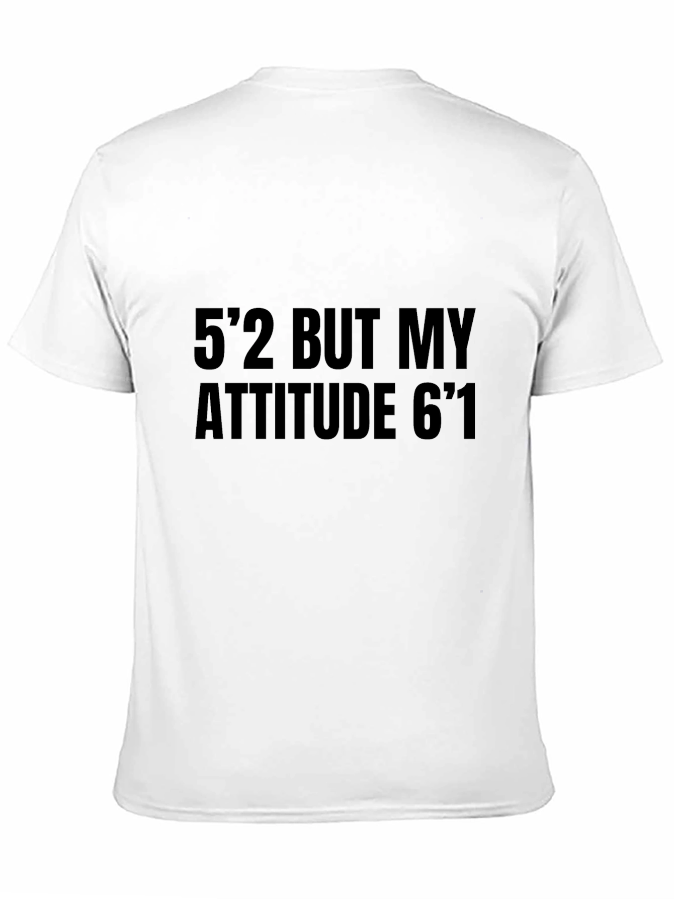 Black Attitude Funny Graphic Tee view 11