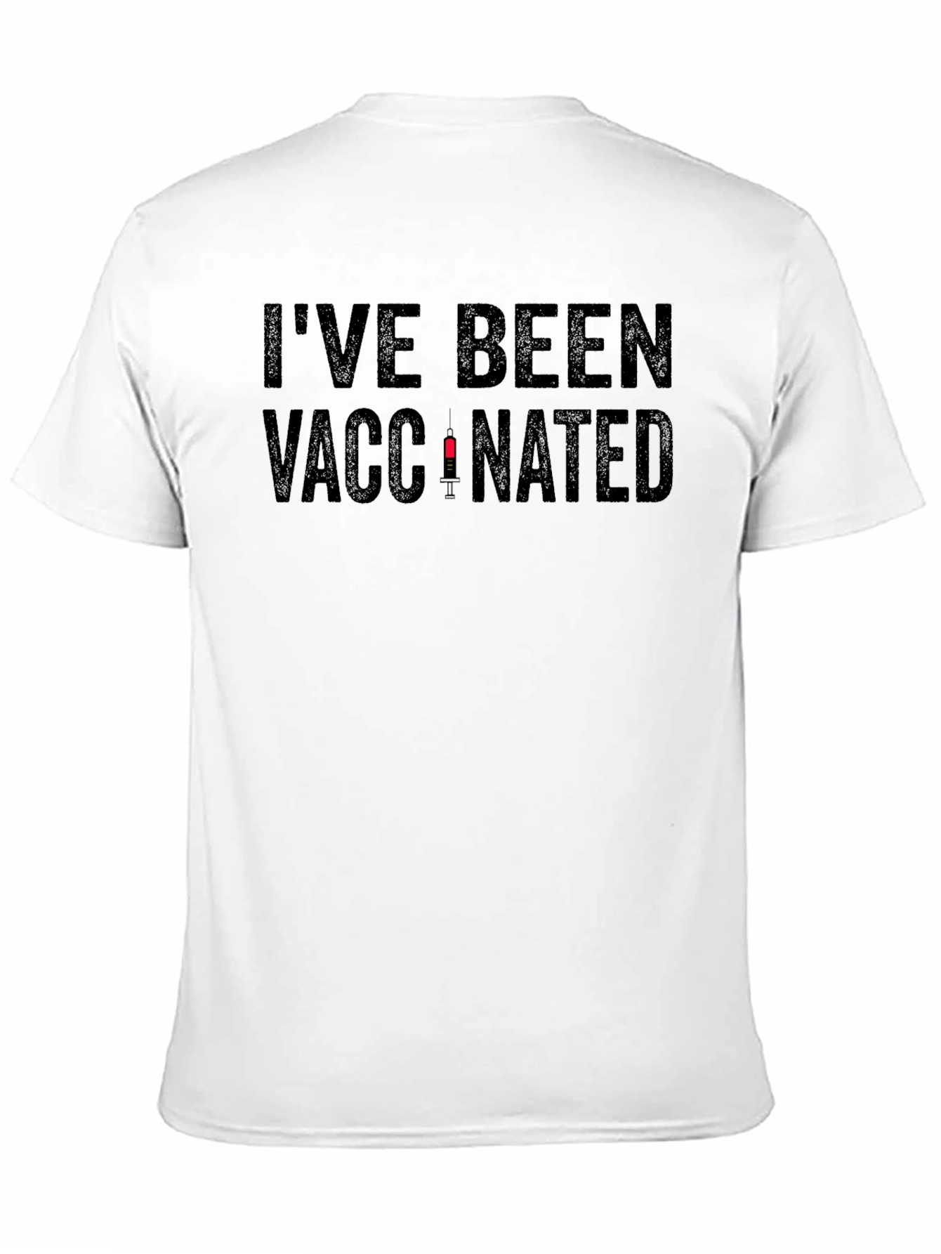 Black I've Been Vaccinated T-Shirt - Novelty Graphic Tee view 11